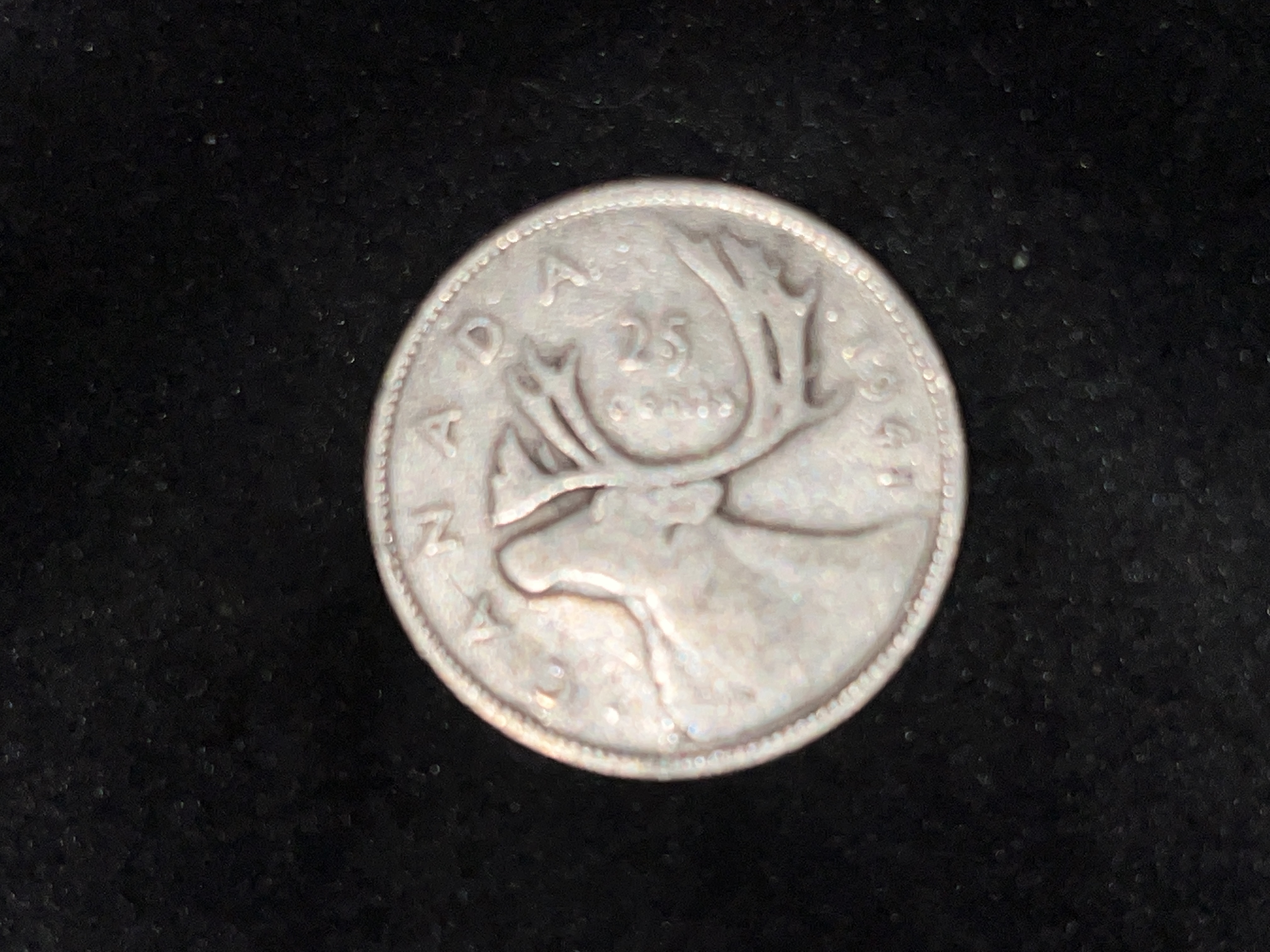 1967 Canadian Centennial Silver Quarter