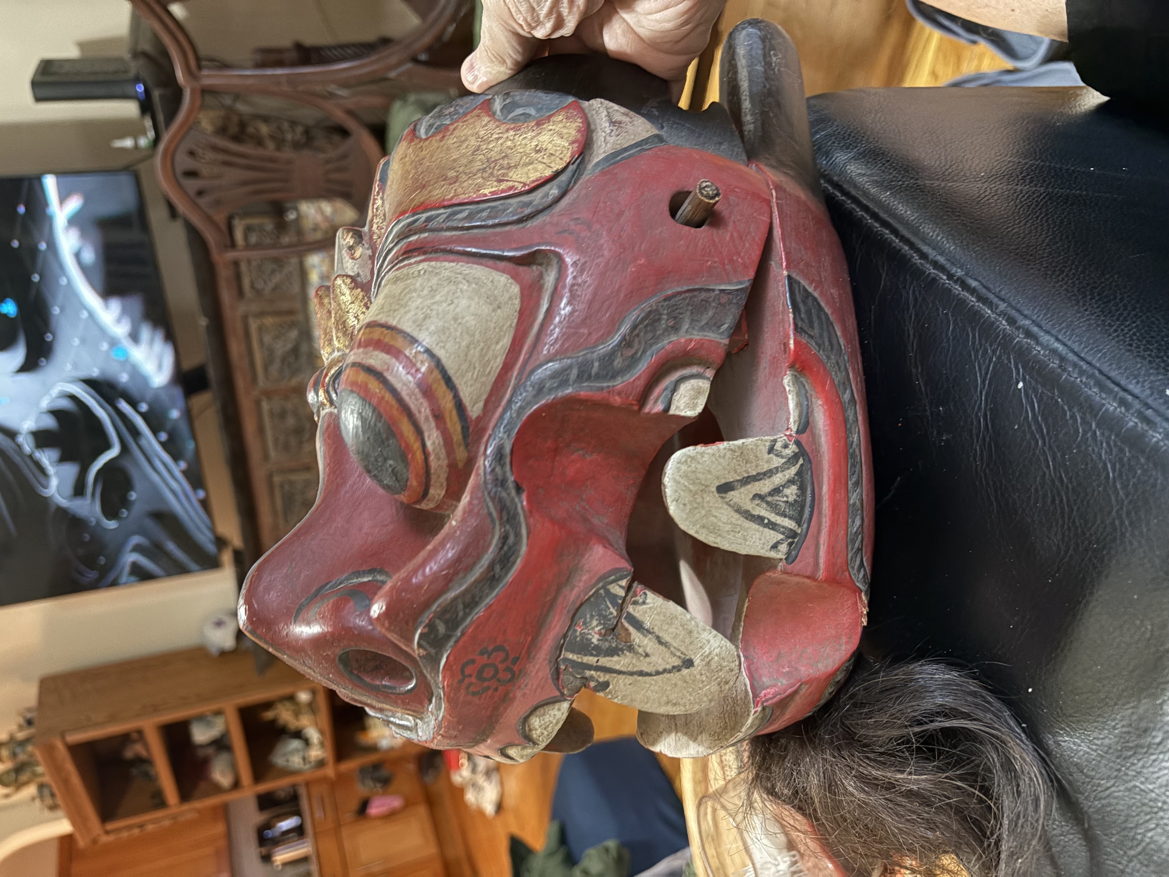 Balinese Wooden Ritual Dance Mask