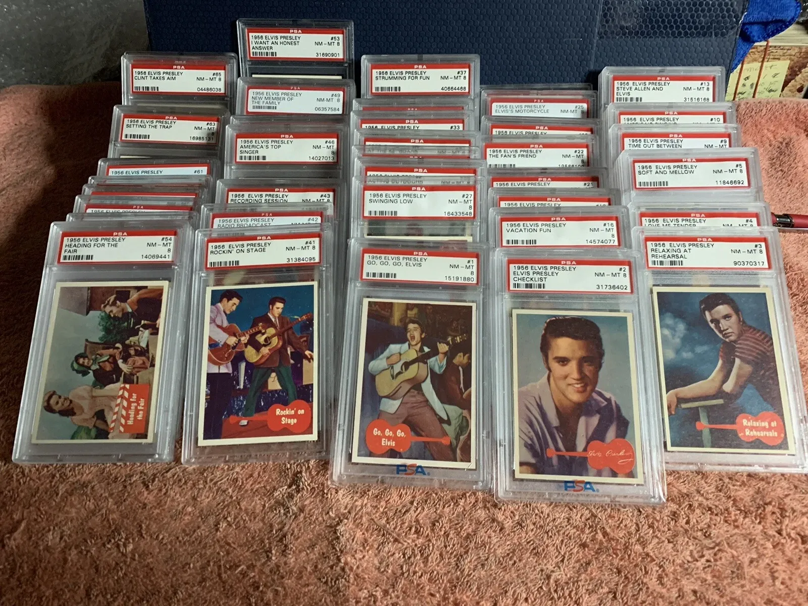 1956 Elvis Presley Bubbles Inc. Card Set