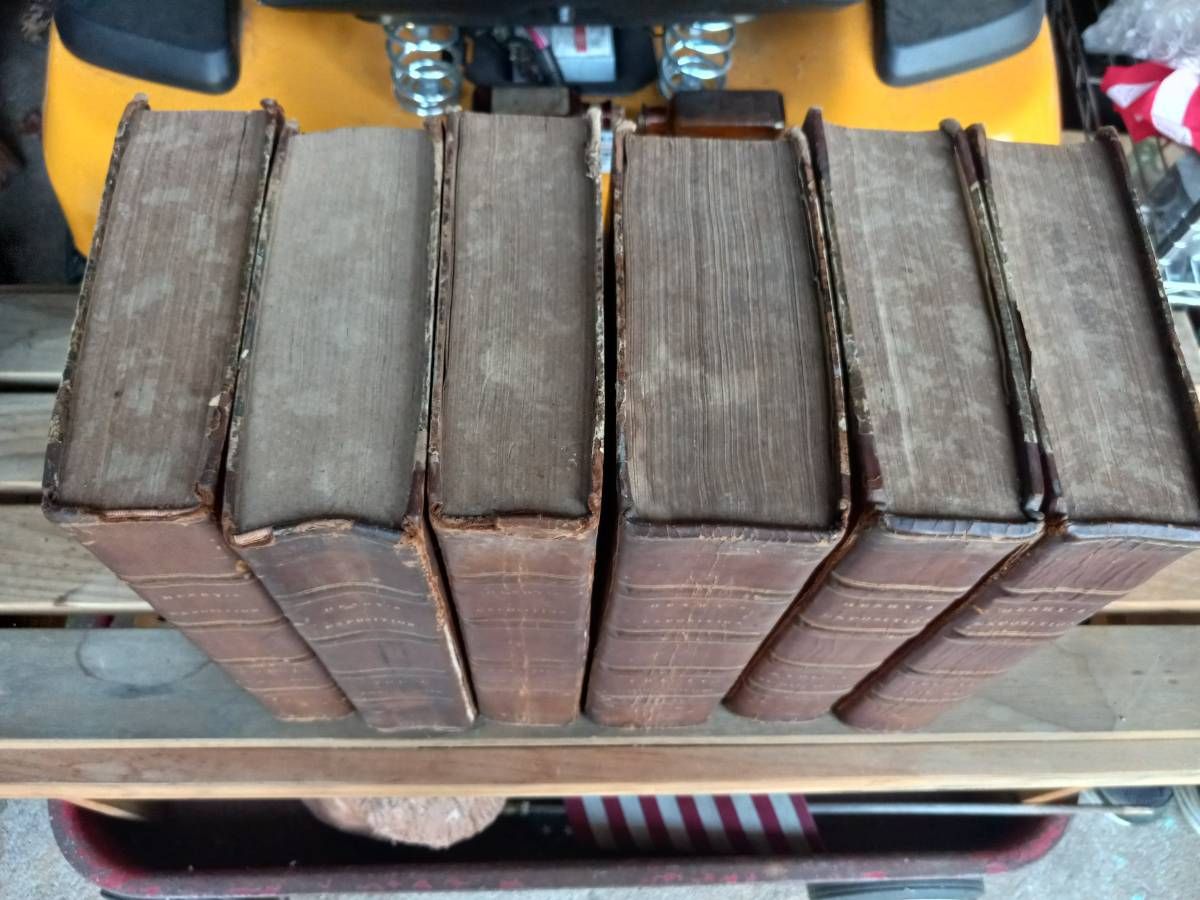 American Early 19th-Century Full-Leather Set of Matthew Henry’s Exposition of the Old and New Testament (First American Edition, 1828), 6 Volumes thumbnail 3