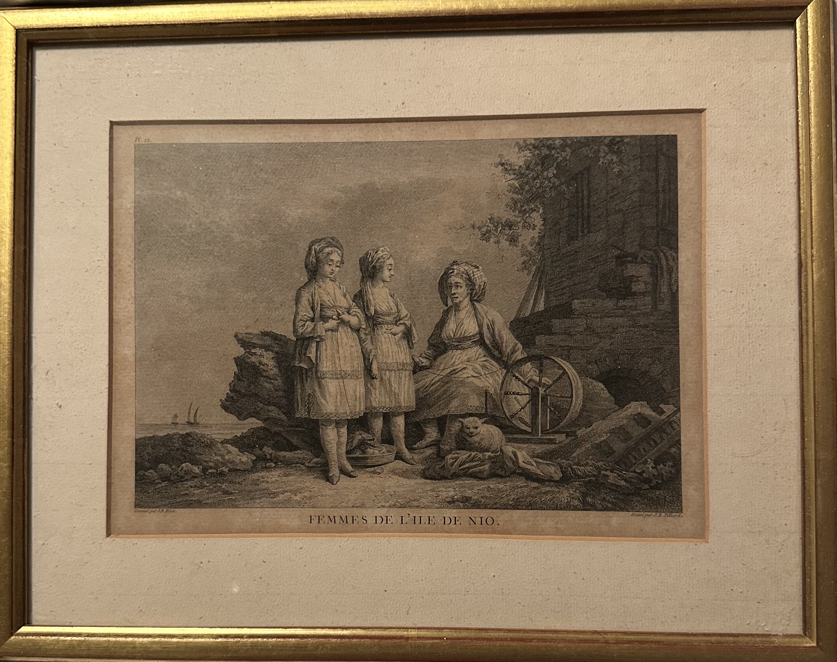 French Rococo Style Engraving