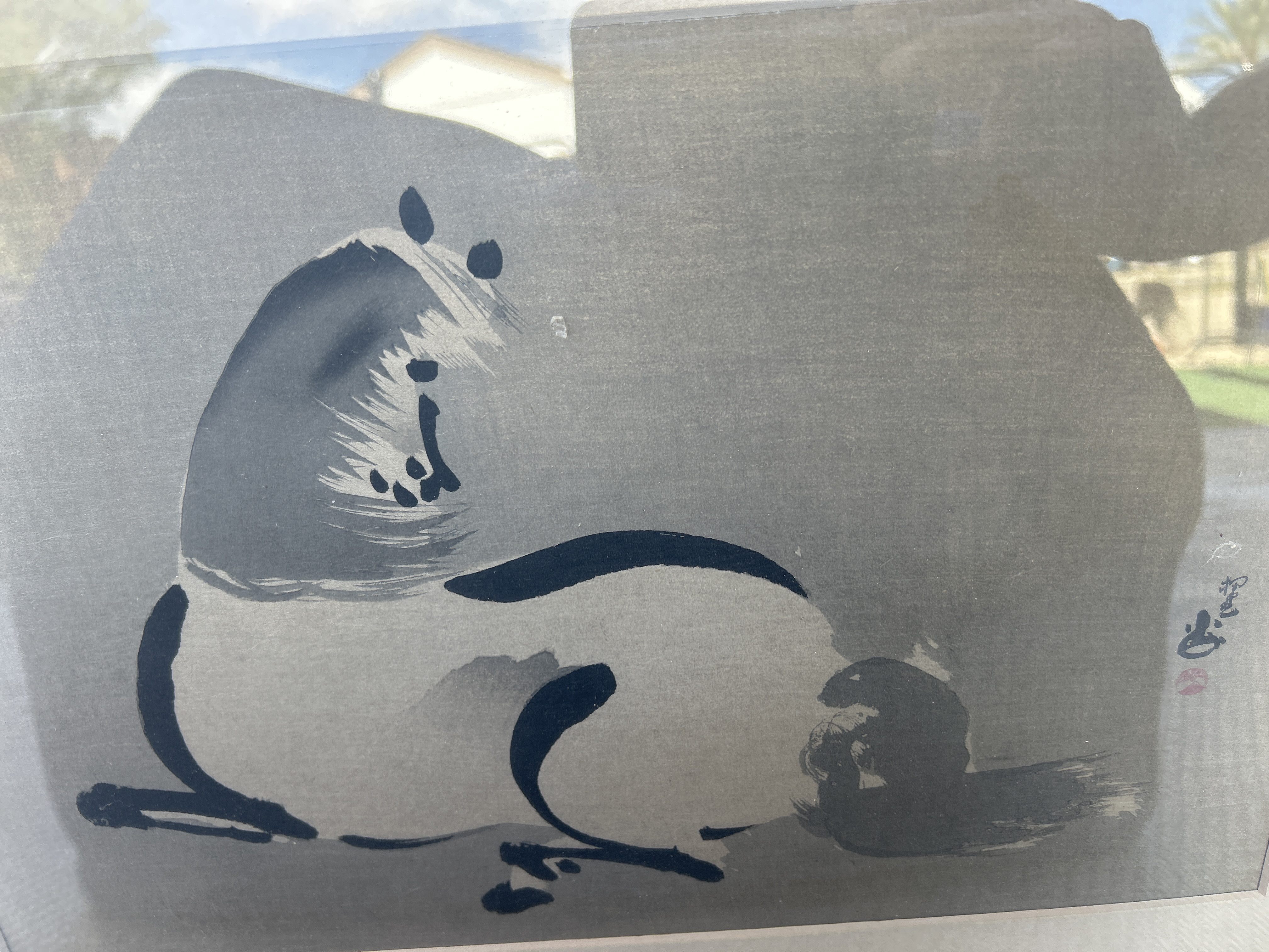 Chinese Ink Painting of a Seal