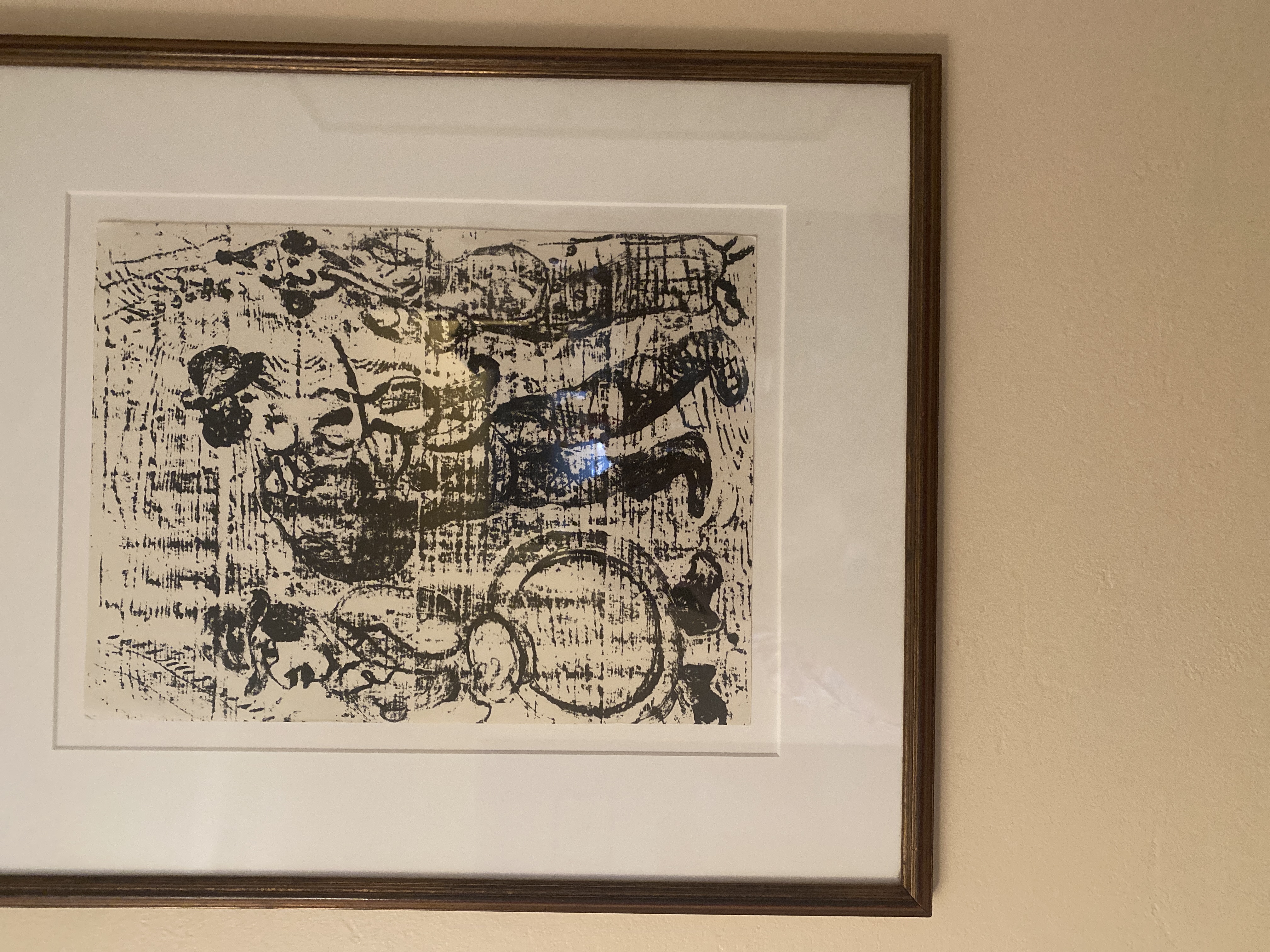 Modern Abstract Lithograph