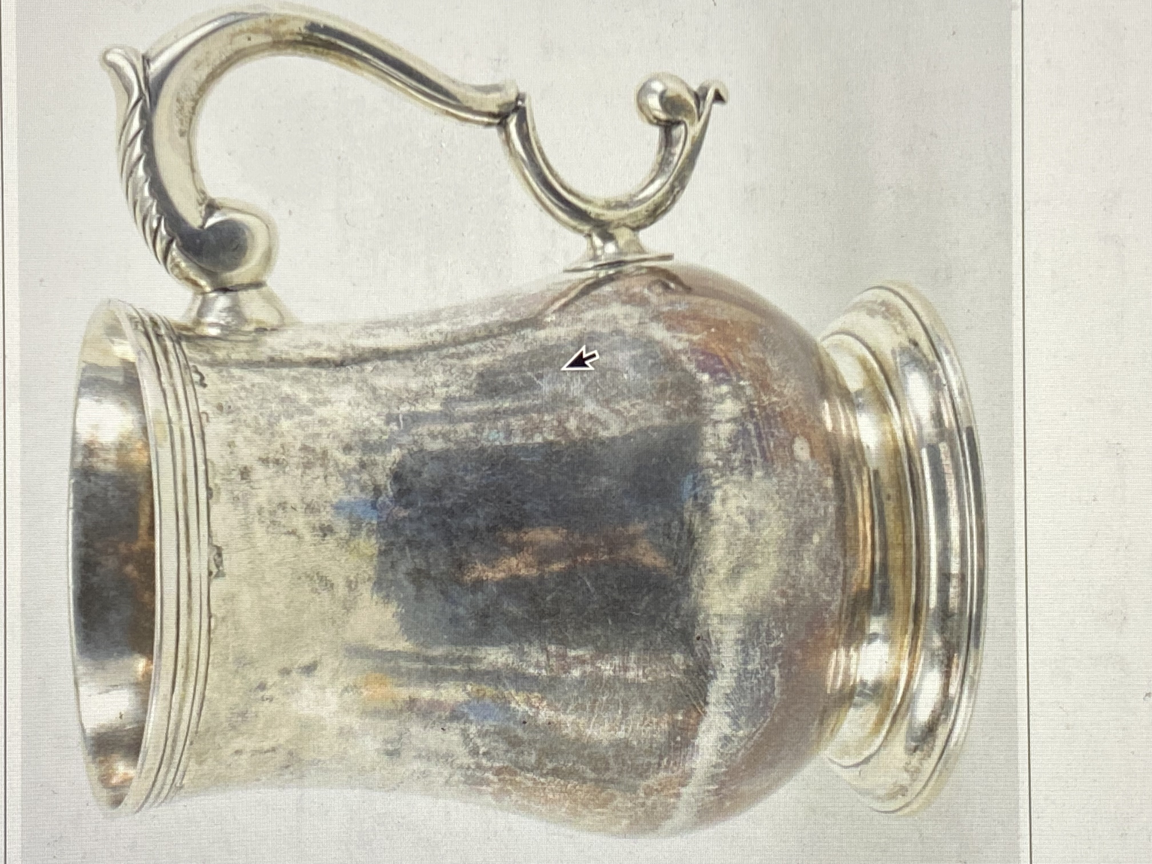 George II Period Sterling Silver Baluster Mug