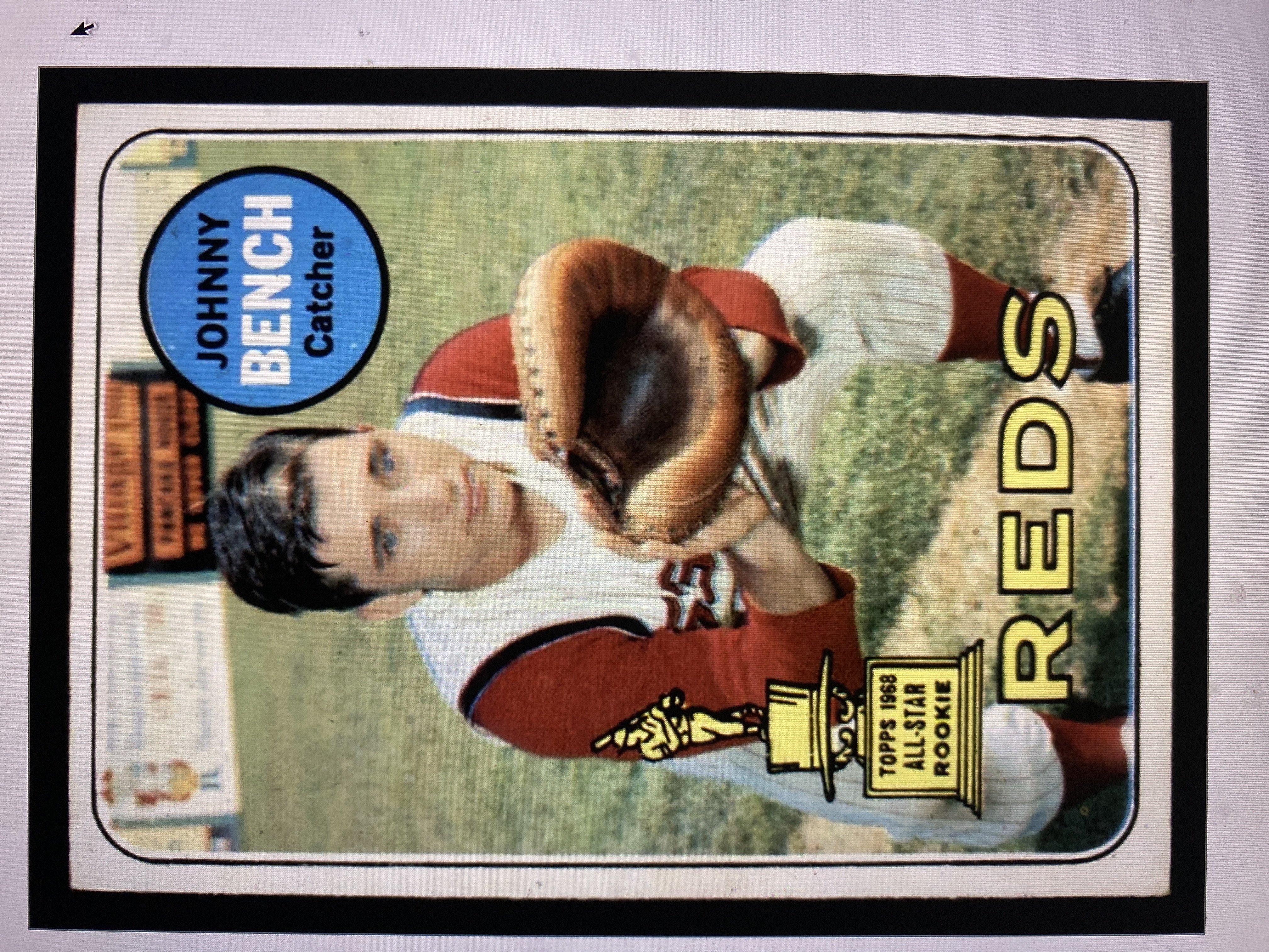 1968 Topps Johnny Bench Rookie Baseball Card
