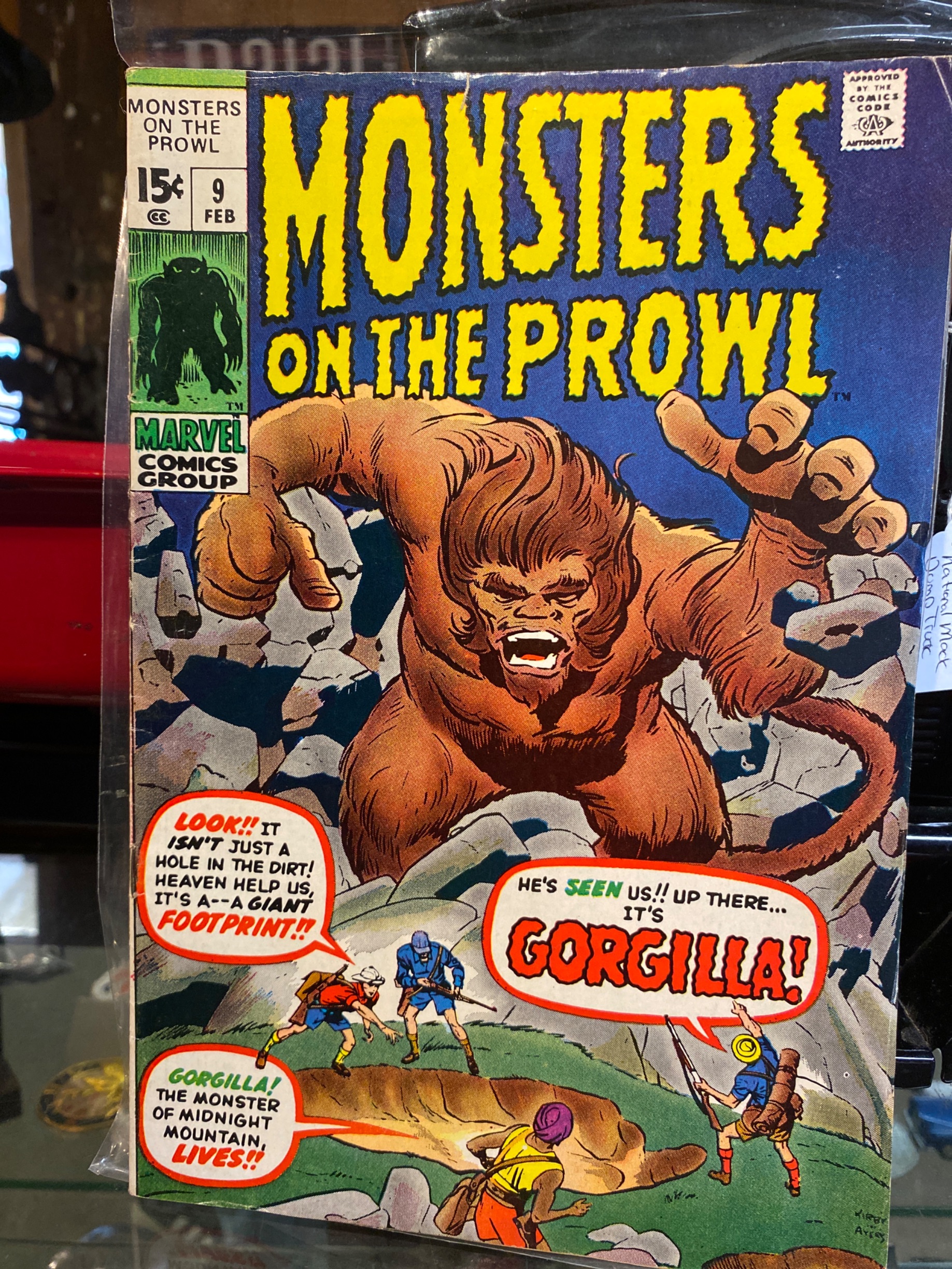 Bronze Age Marvel Comics 'Monsters on the Prowl #9' Comic Book