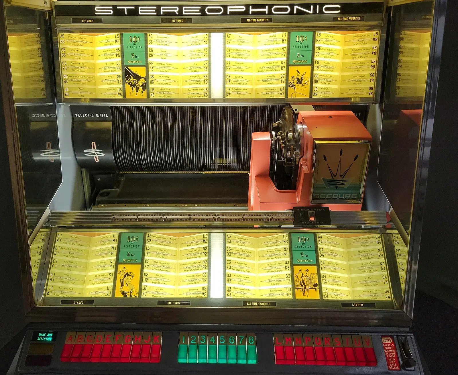 Seeburg Model 222 Stereophonic Select-O-Matic Jukebox thumbnail 2