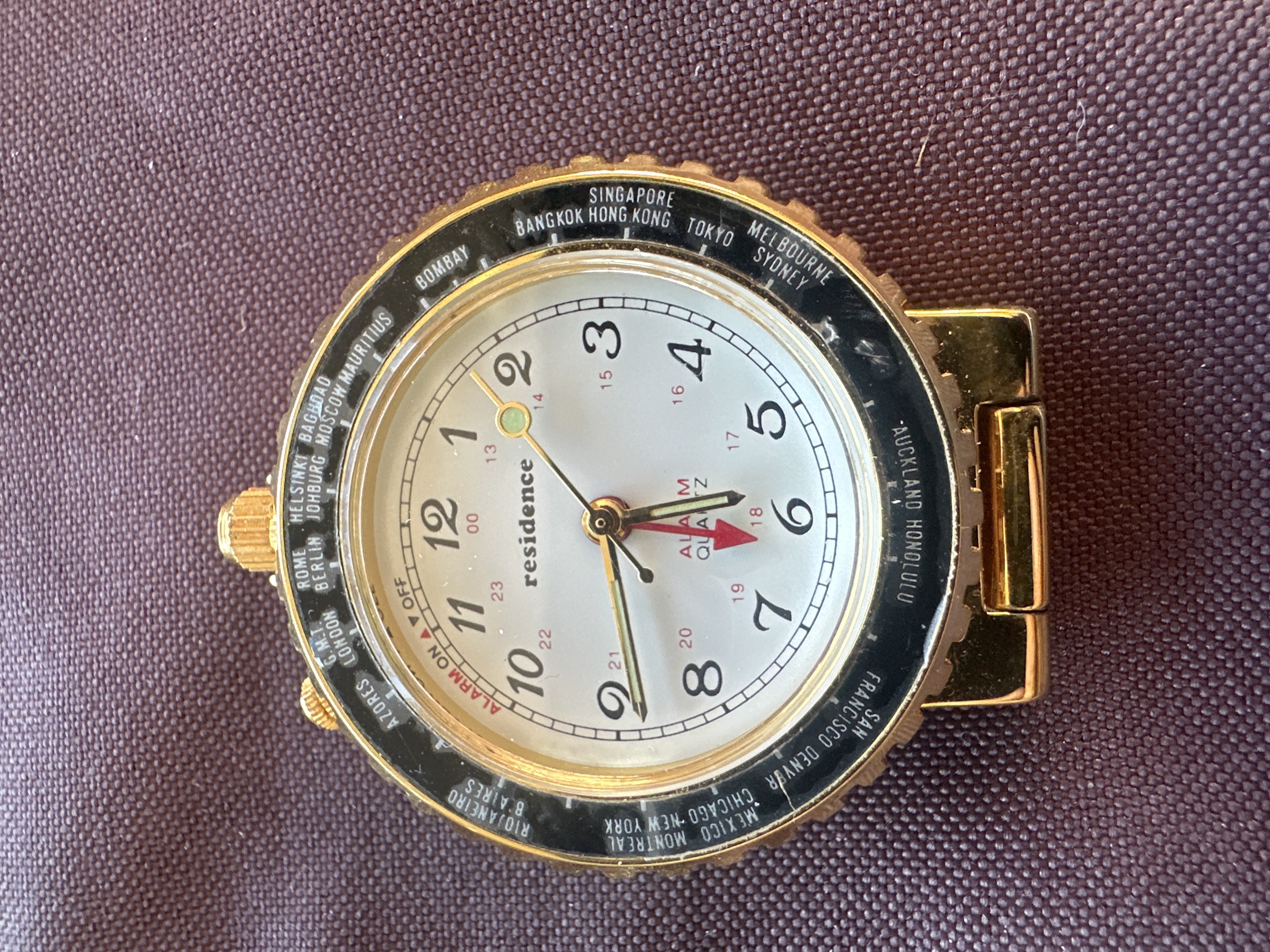 Residence Quartz Travel Clock