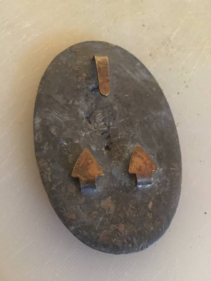 American Civil War Period Brass 'US' Cartridge Box Plate thumbnail 3