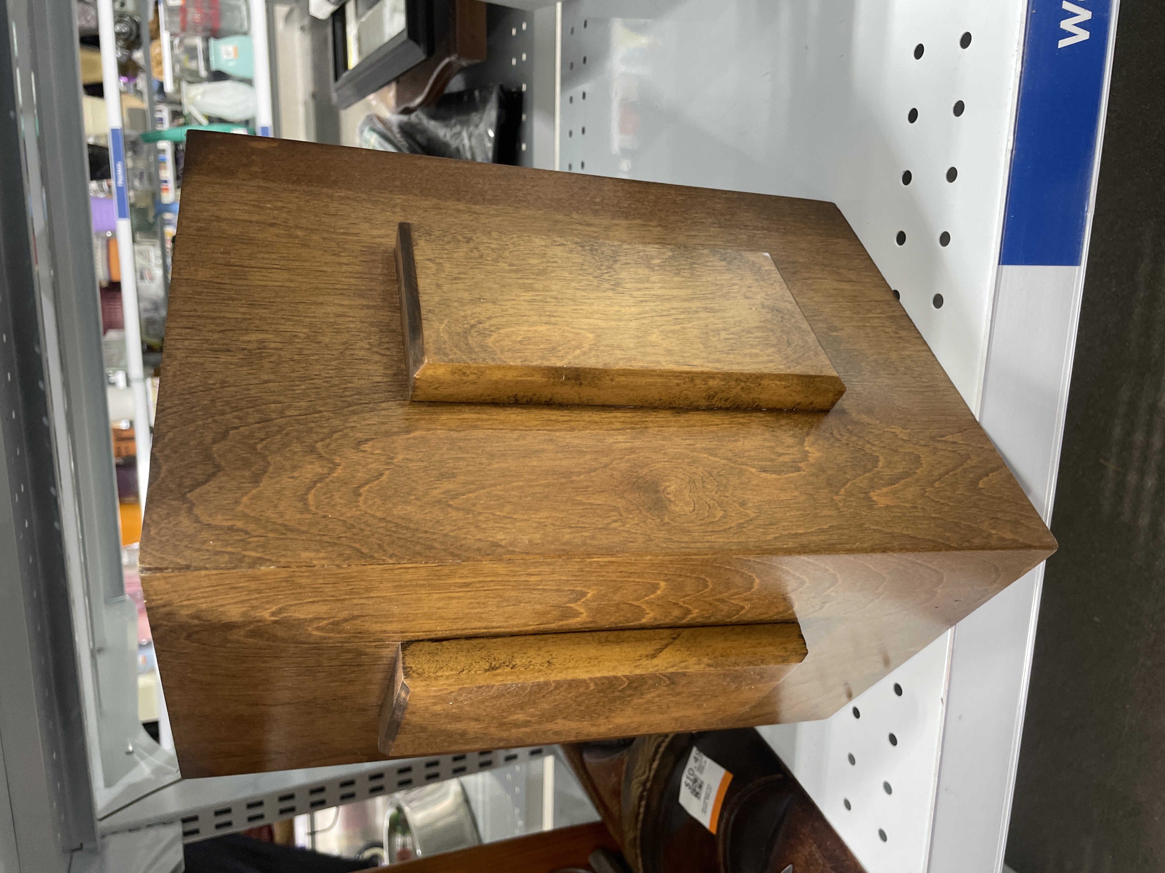 Mid-Century Modern Wood Bookend