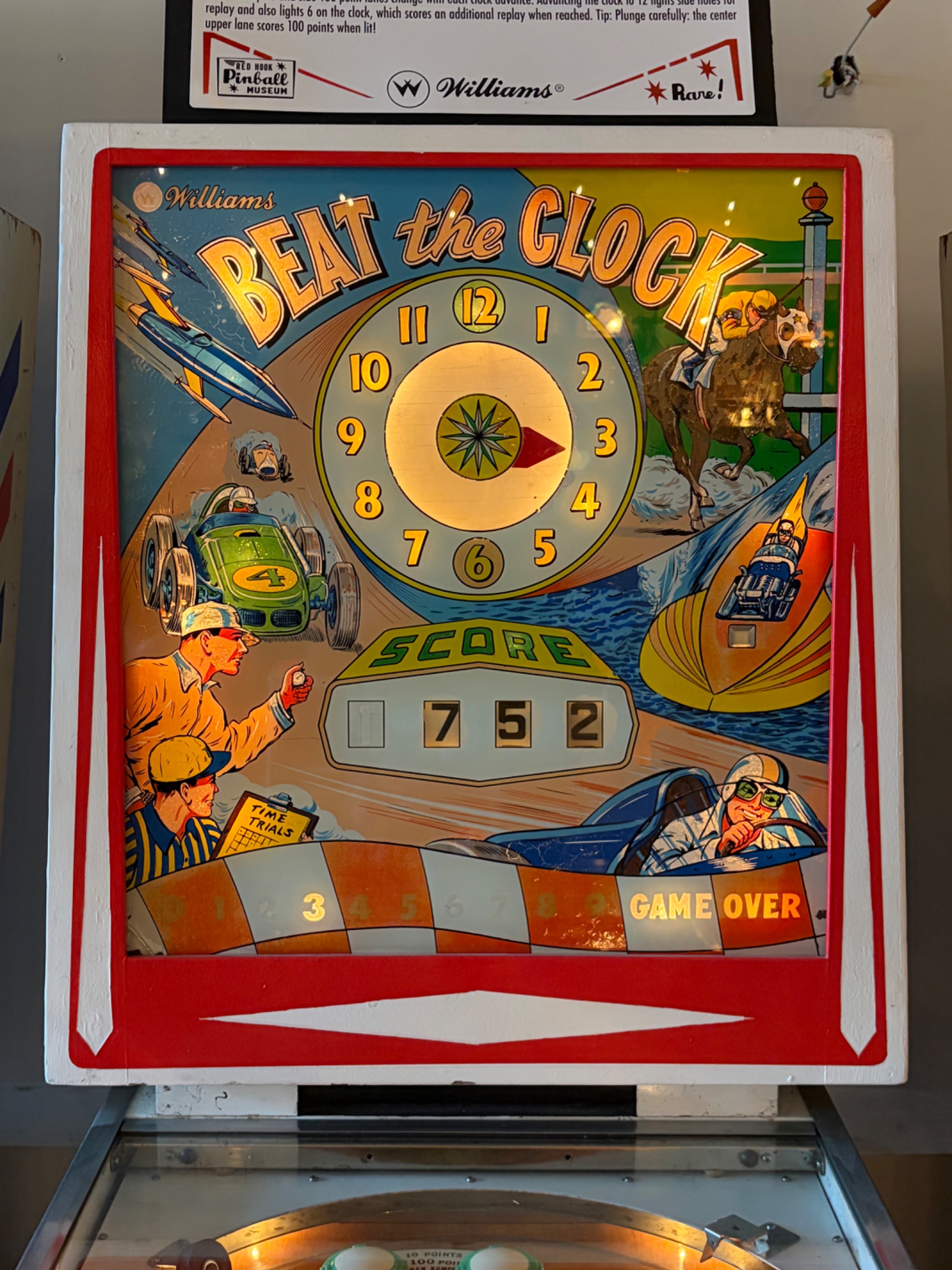 American Mid-Century Williams 'Beat the Clock' Electro-Mechanical Pinball Machine thumbnail 2