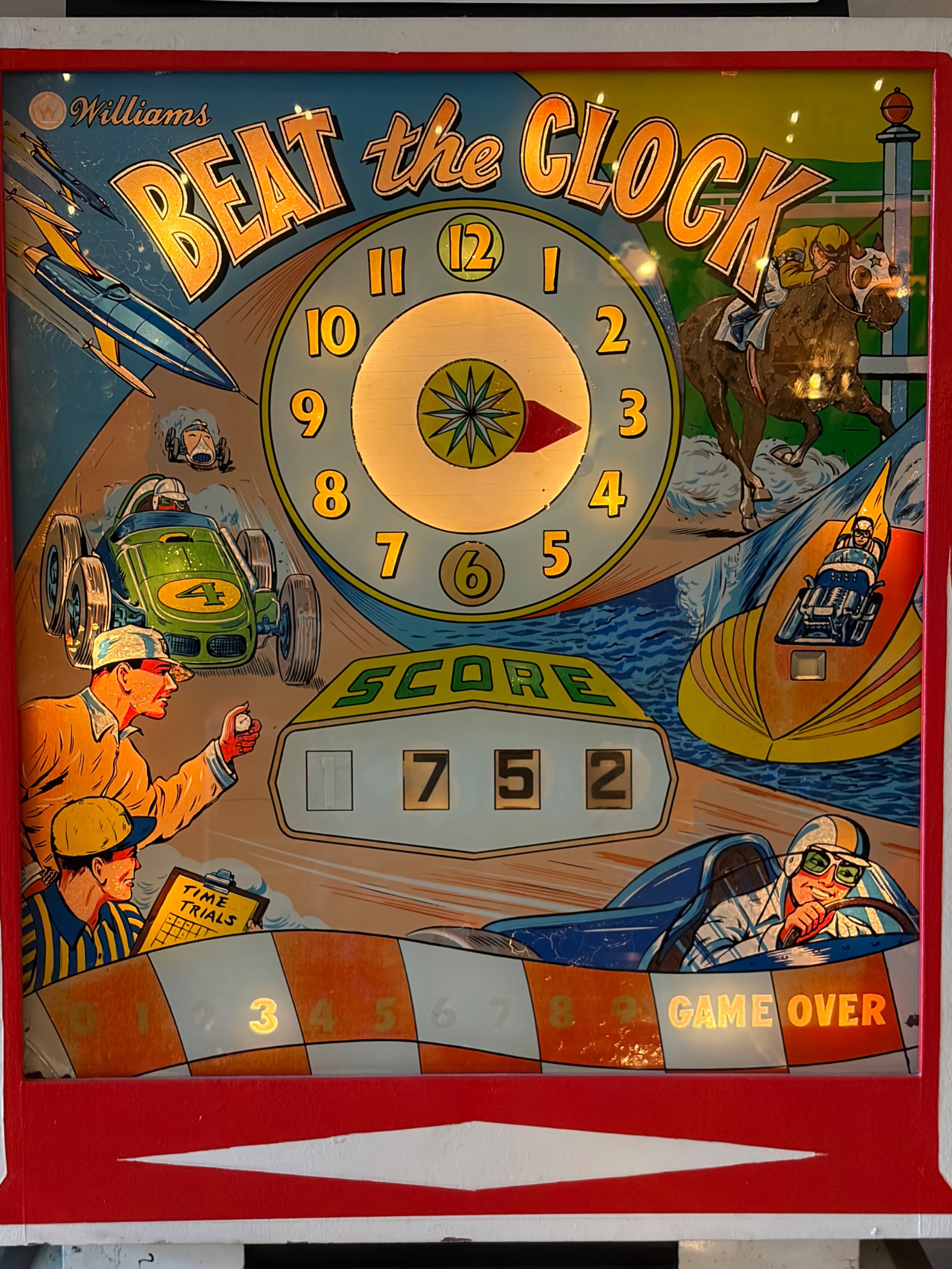American Mid-Century Williams 'Beat the Clock' Electro-Mechanical Pinball Machine thumbnail 3