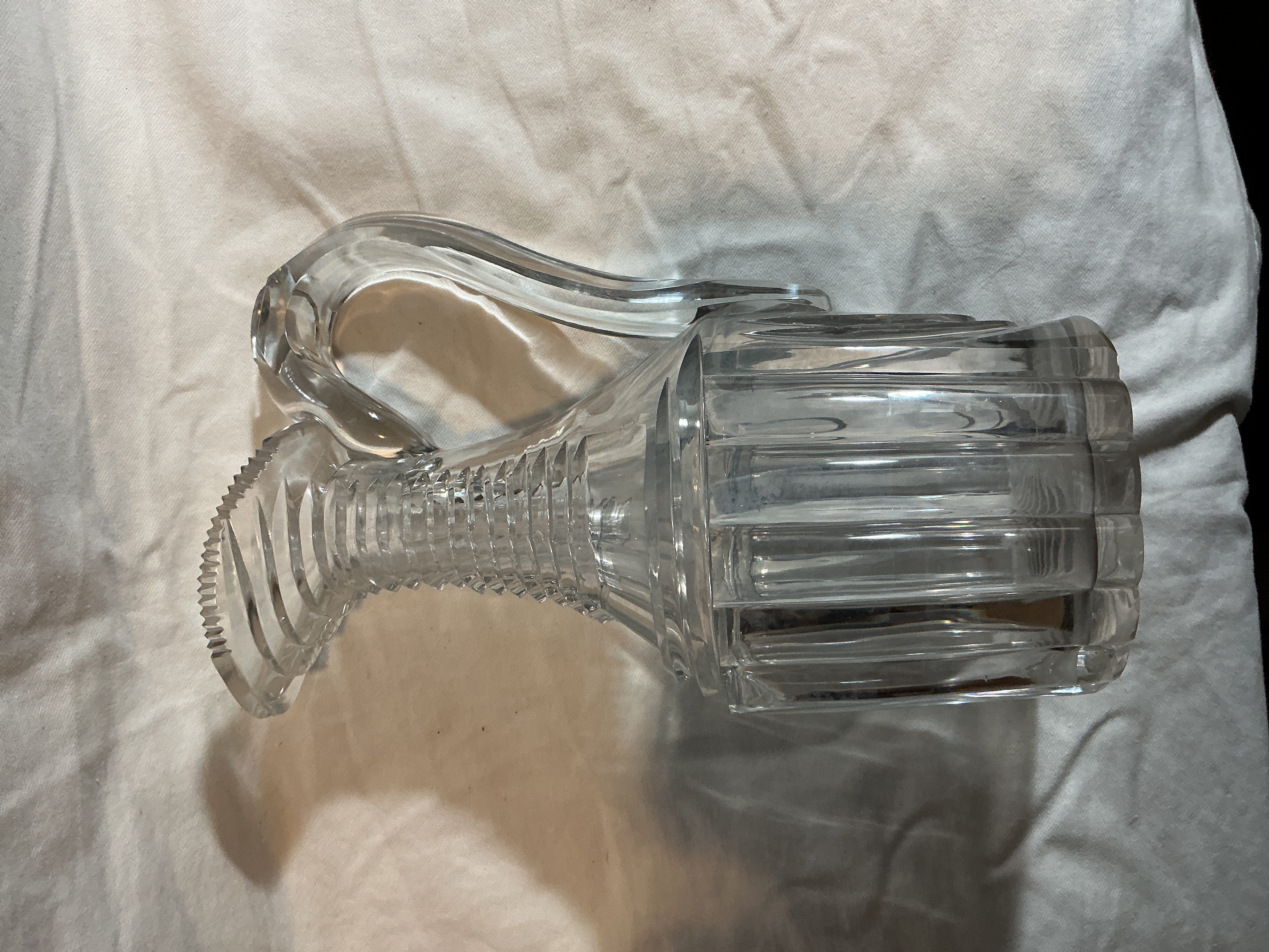 Victorian Glass Claret Jug