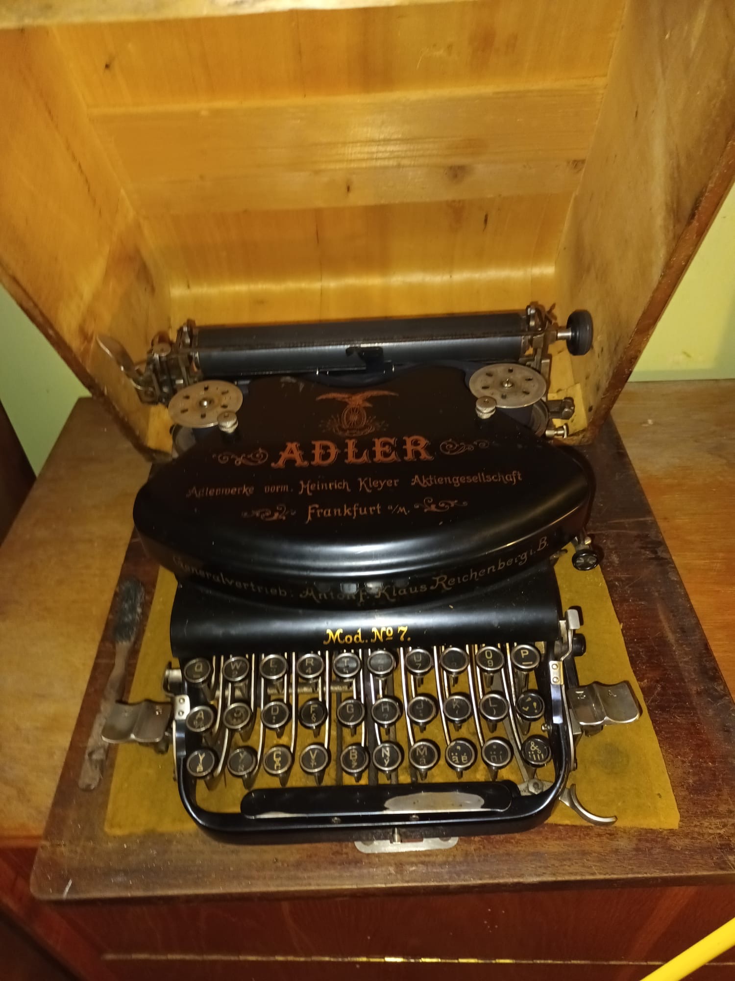 Adler Model No. 7 Typewriter