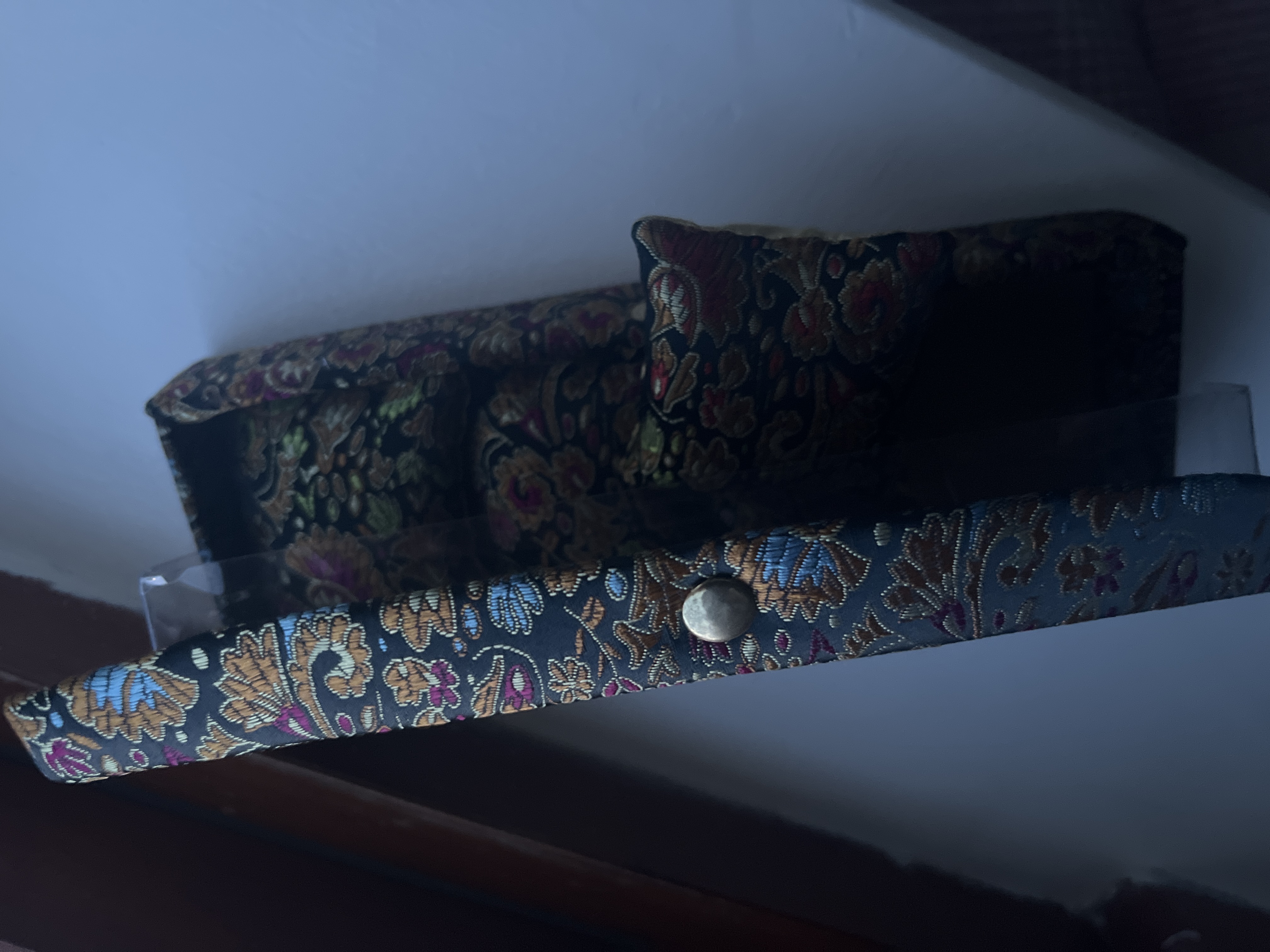 Chinese Silk Brocade Box