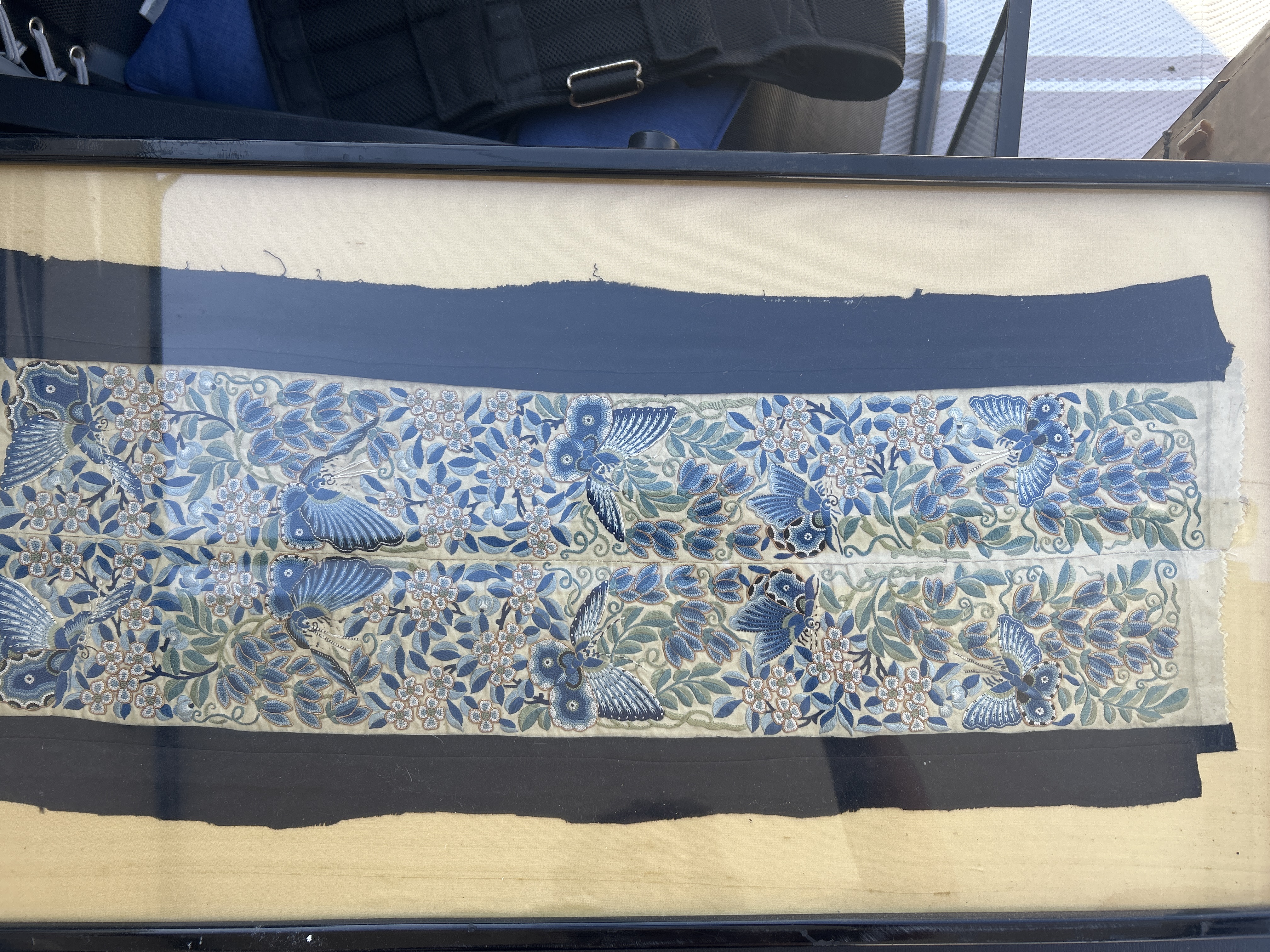 Chinese Qing Period Silk Embroidery Panel