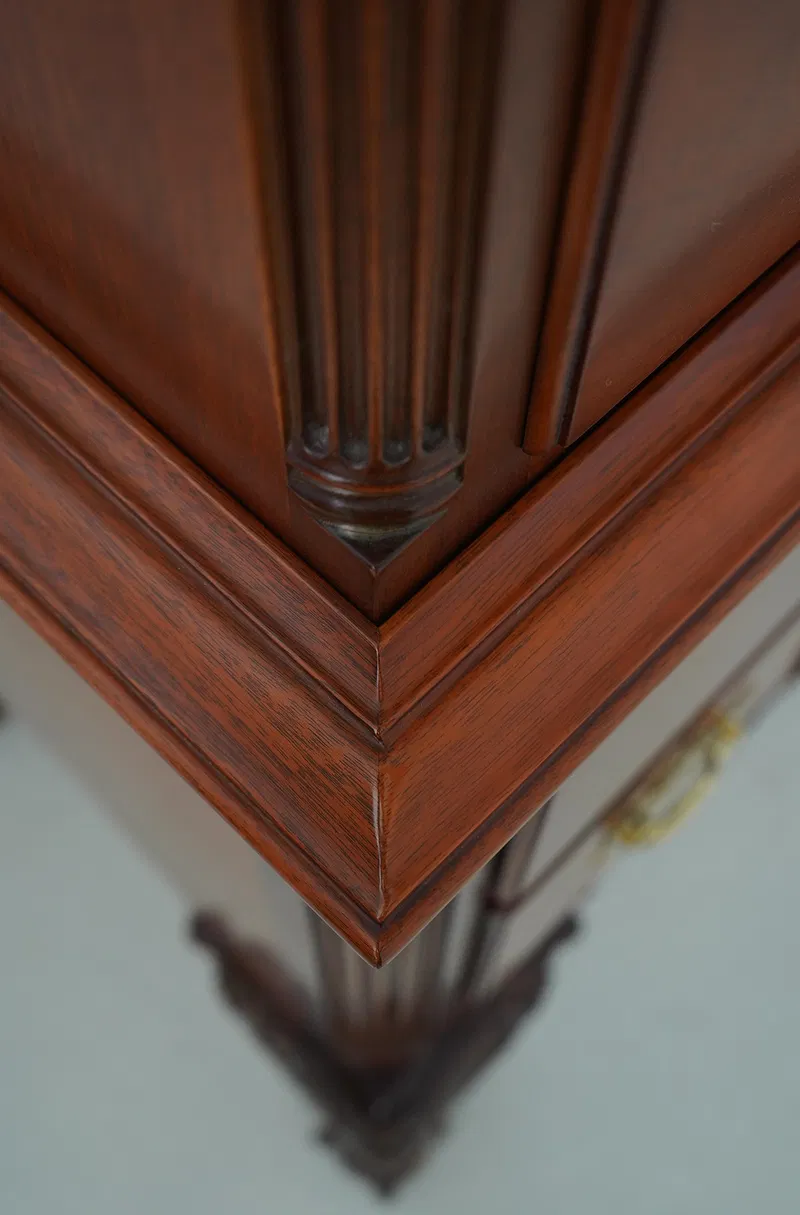 American Chippendale Style Mahogany Highboy Chest on Chest thumbnail 8