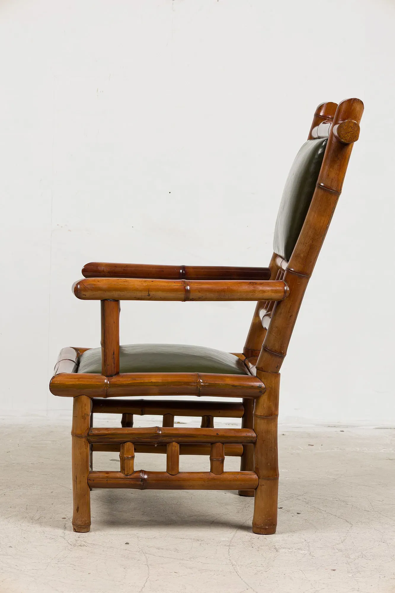 French Colonial Bamboo Armchairs thumbnail 3