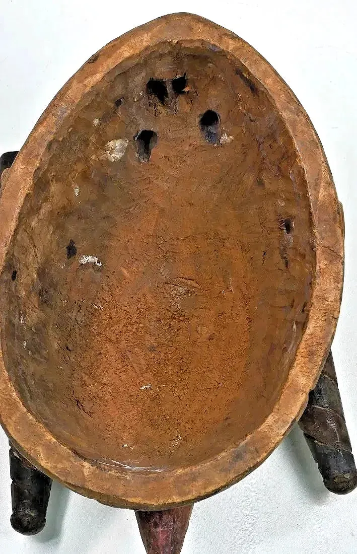 Yoruba Gelede Carved Wood Helmet Mask thumbnail 7