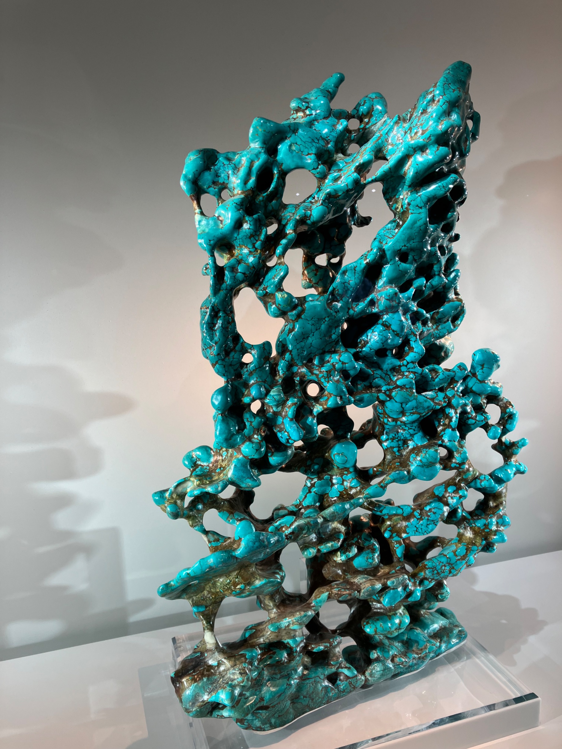 Chinese Turquoise Scholar's Rock