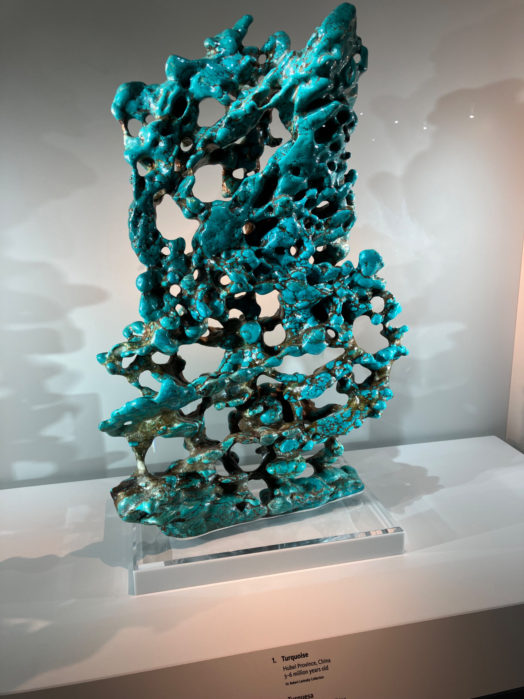 Chinese Turquoise Scholar's Rock thumbnail 2