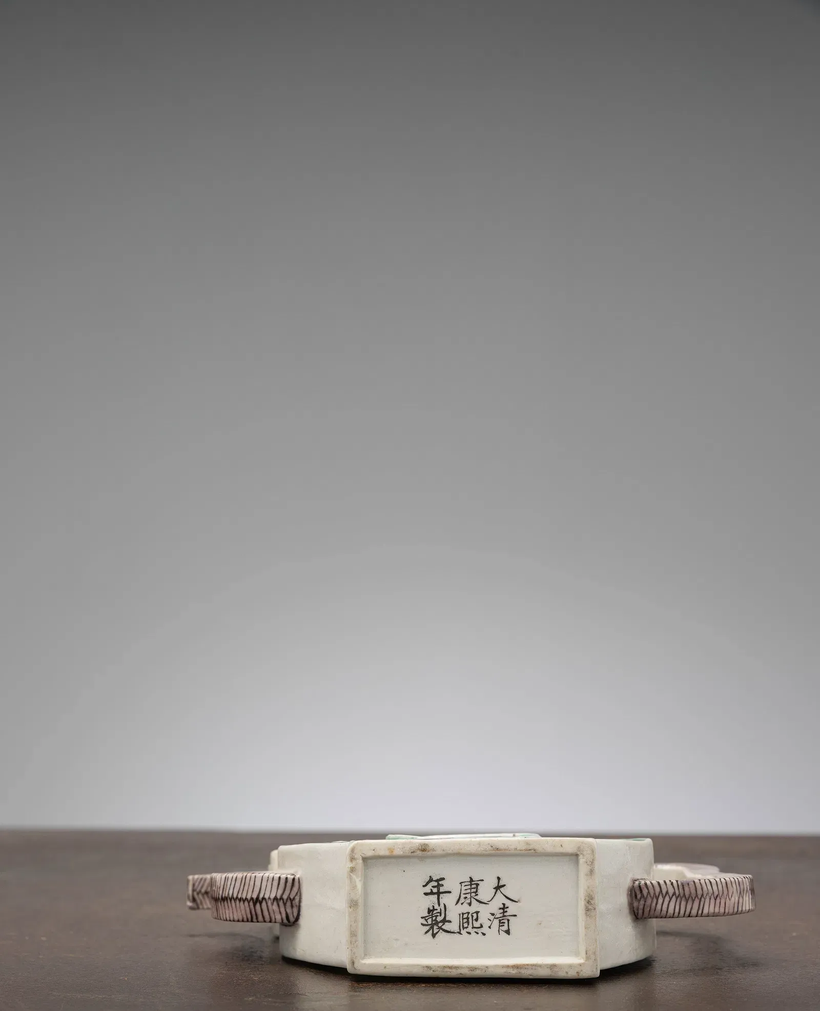Chinese Kangxi Style Famille Verte Porcelain Shou-Character Vase thumbnail 6
