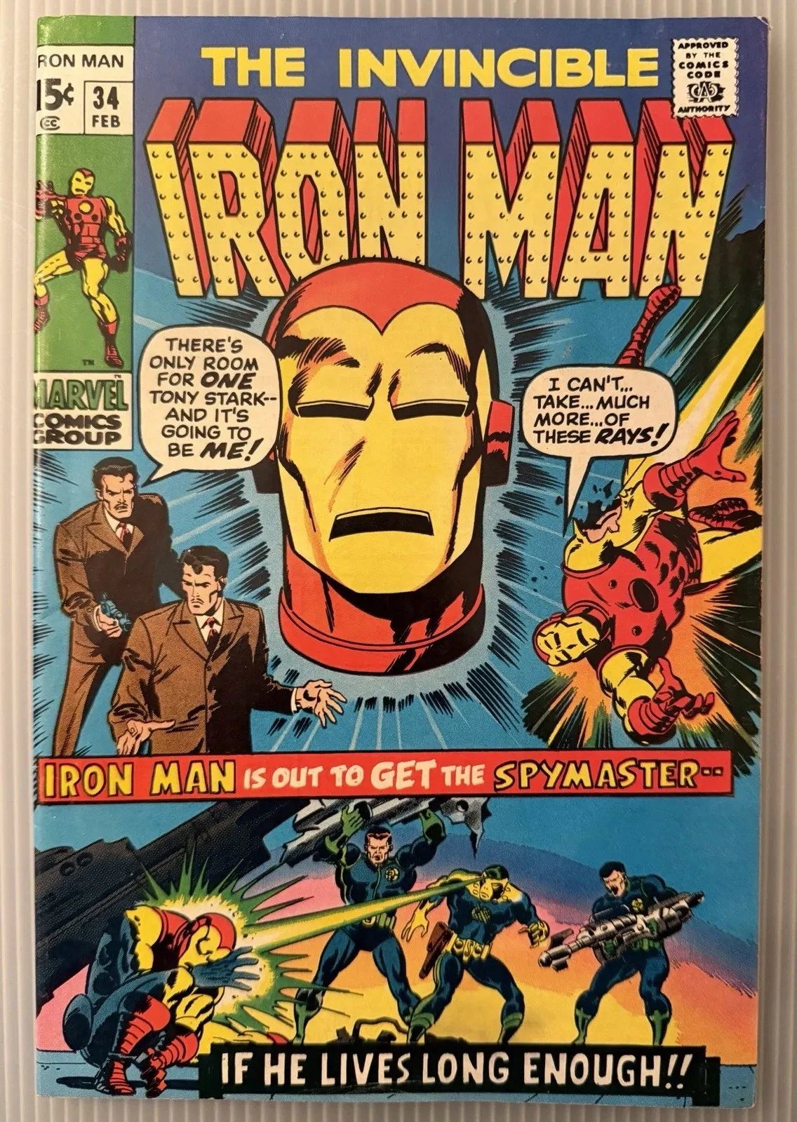 Lot of 10 Silver Age Iron Man Comic Books (Issues #26-35) thumbnail 8