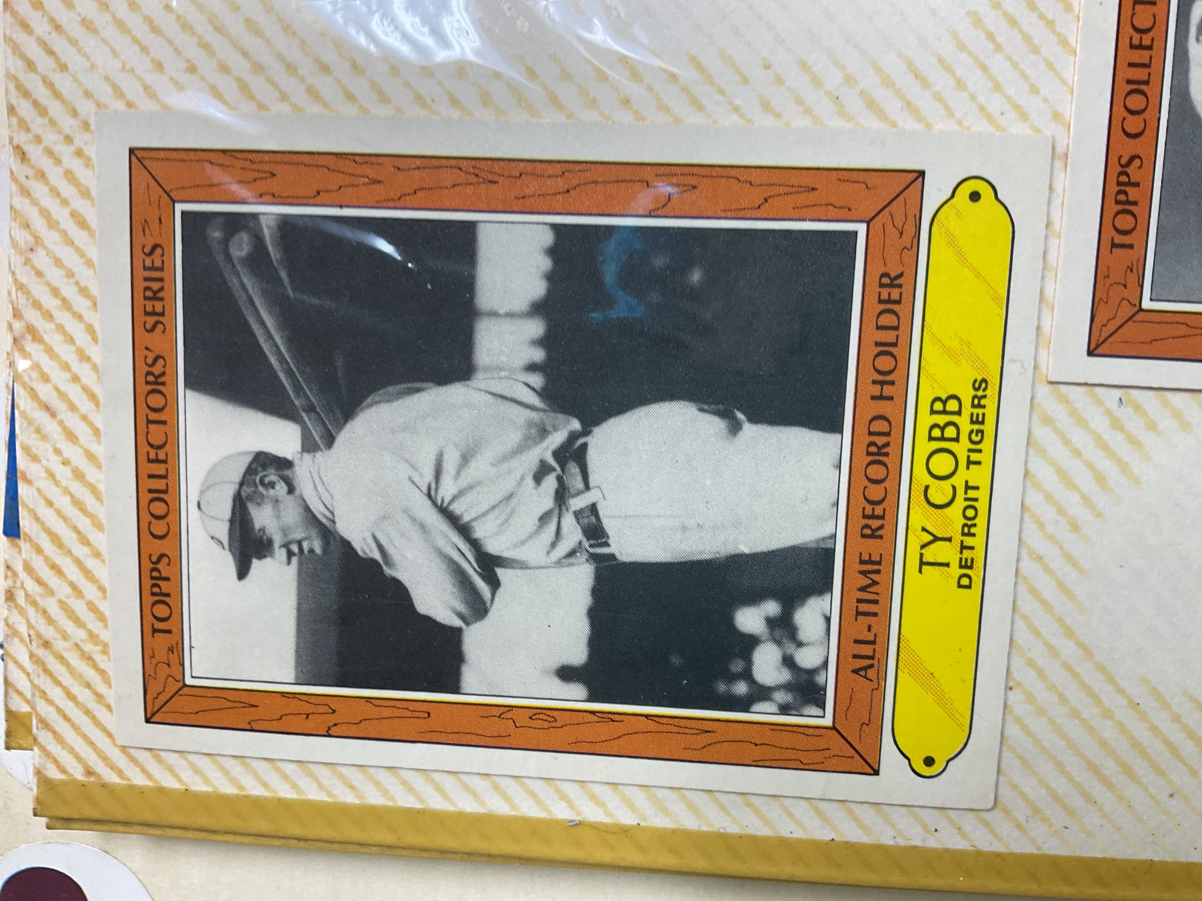 Topps Collectors' Series Ty Cobb Baseball Card