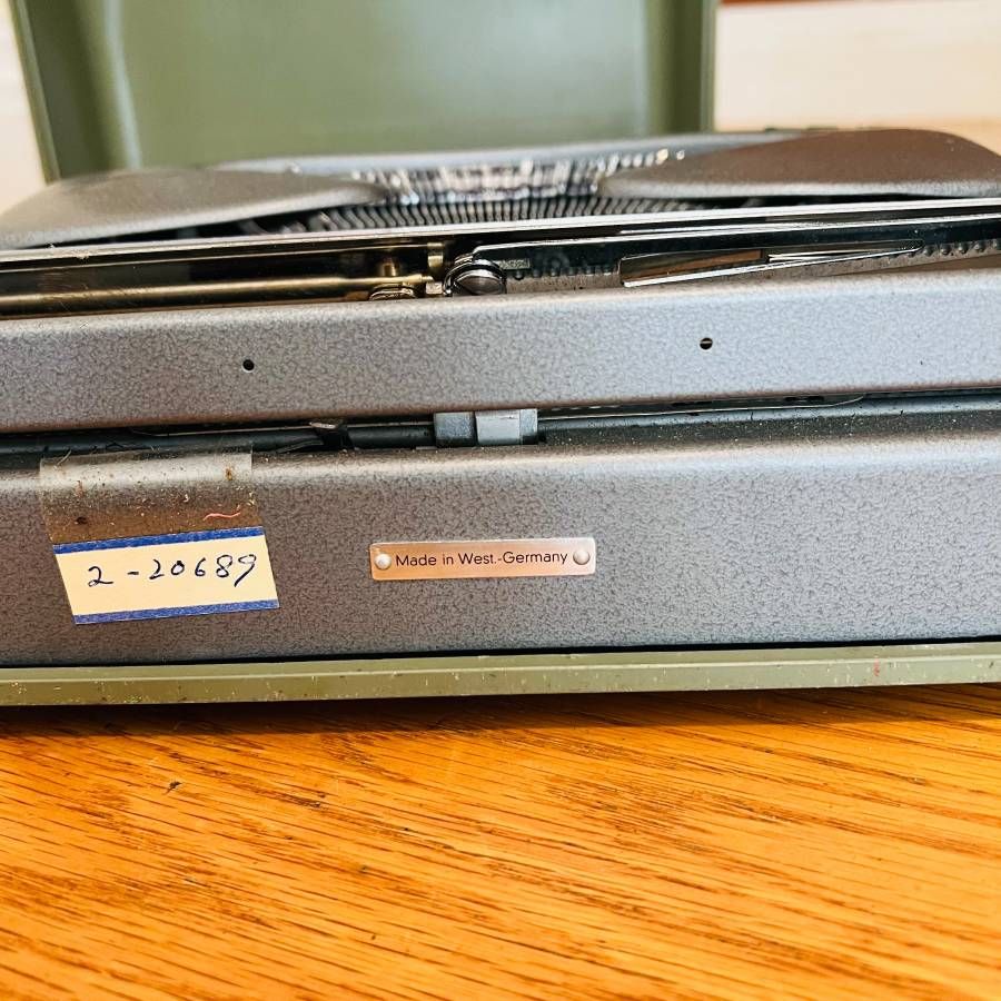 Mid-Century West German Typewriter thumbnail 3
