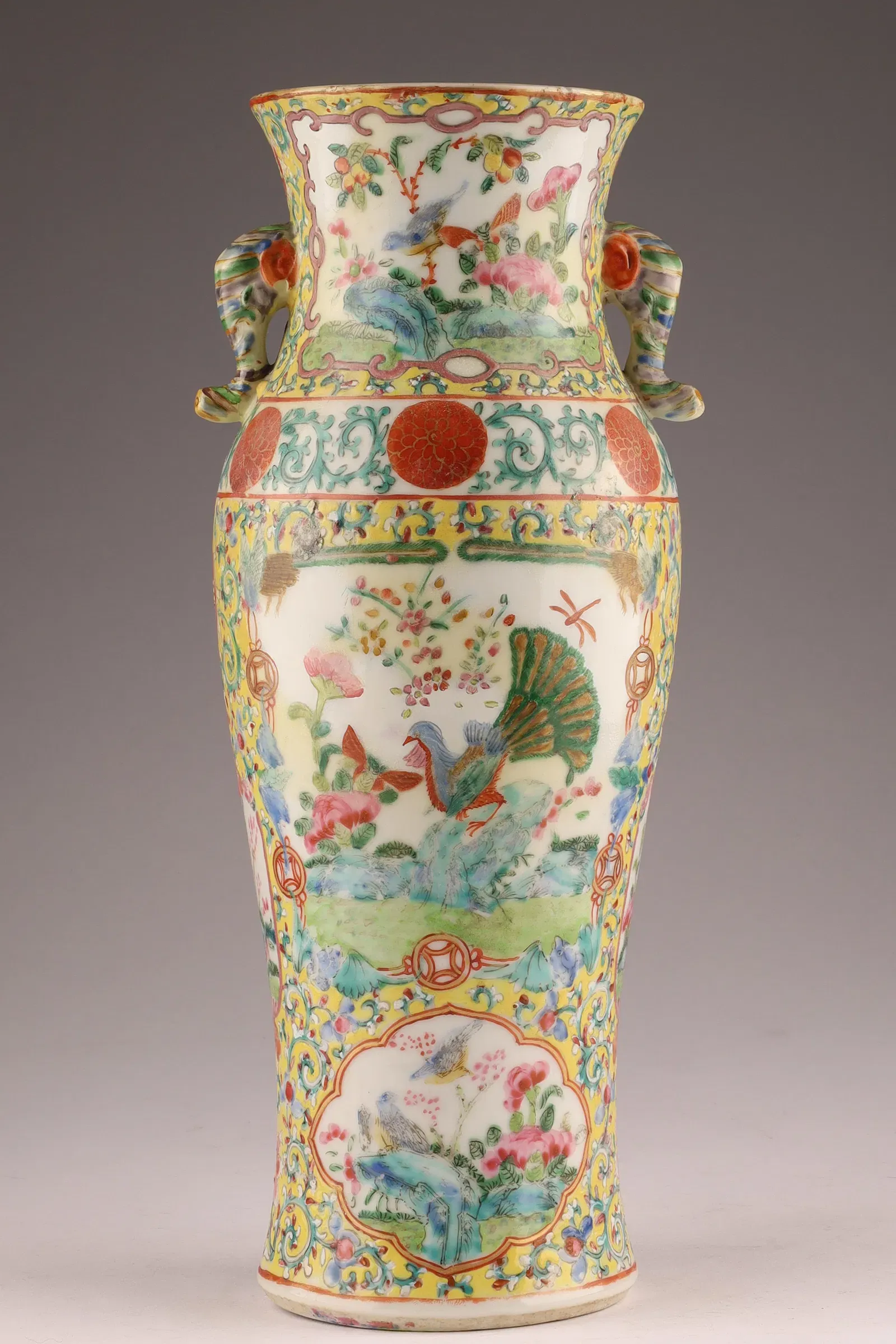Chinese Famille Rose Style Porcelain Vase
