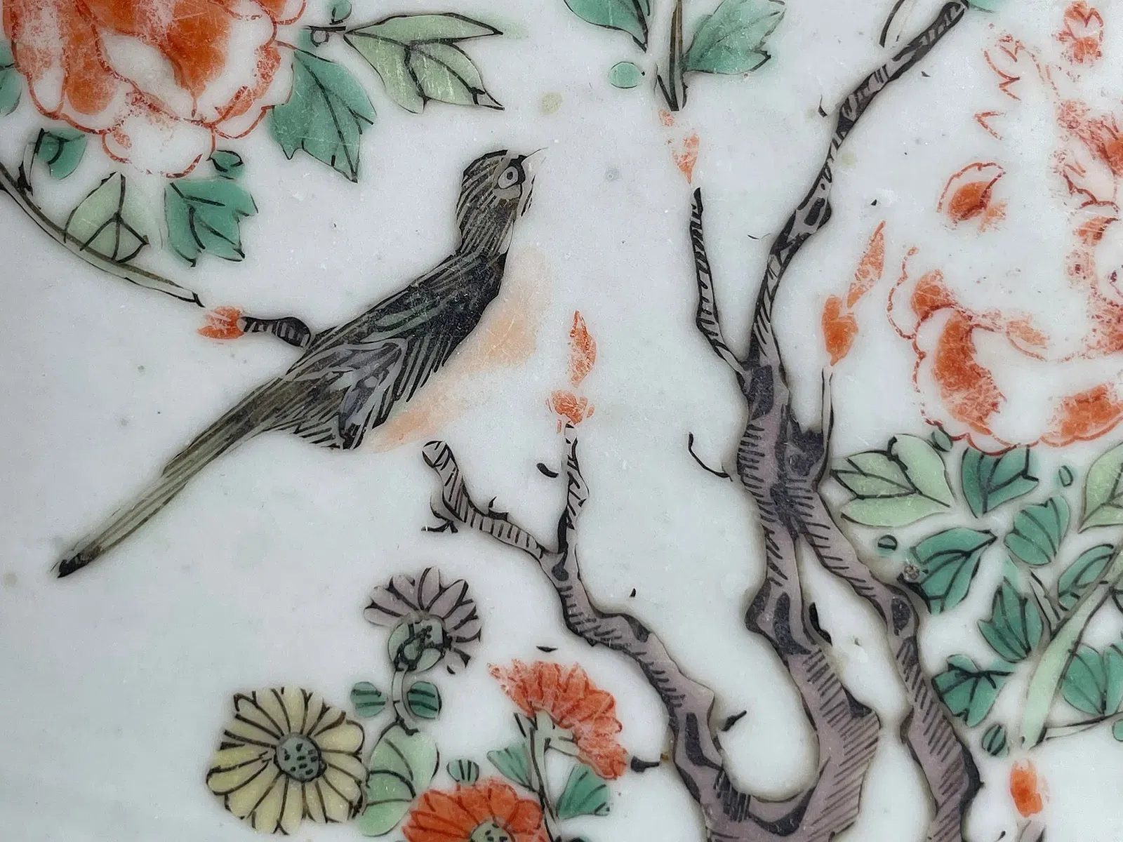 Chinese Famille Verte Style Porcelain Oval Jardinier thumbnail 8