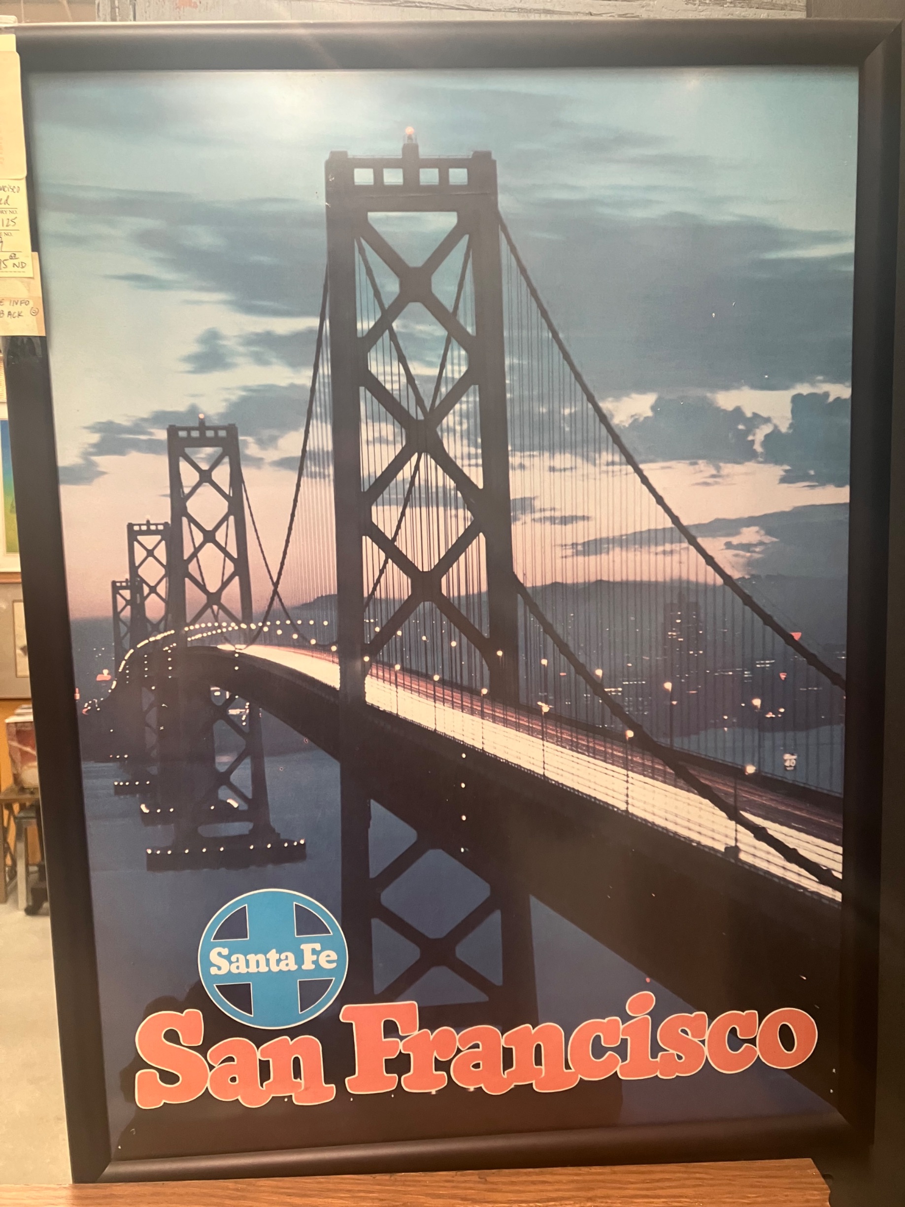 Santa Fe San Francisco Travel Poster