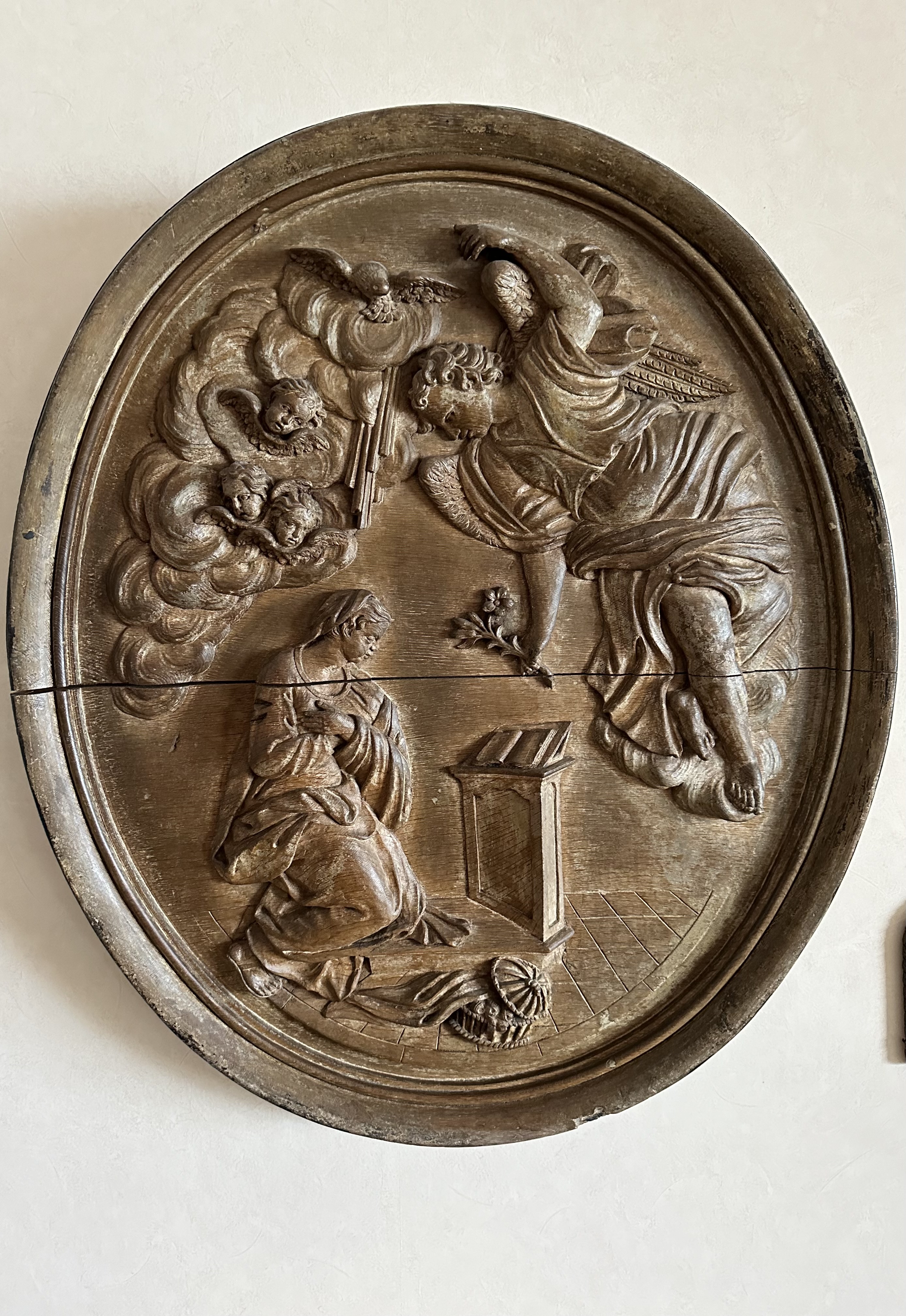 Baroque Period Carved Wood Relief