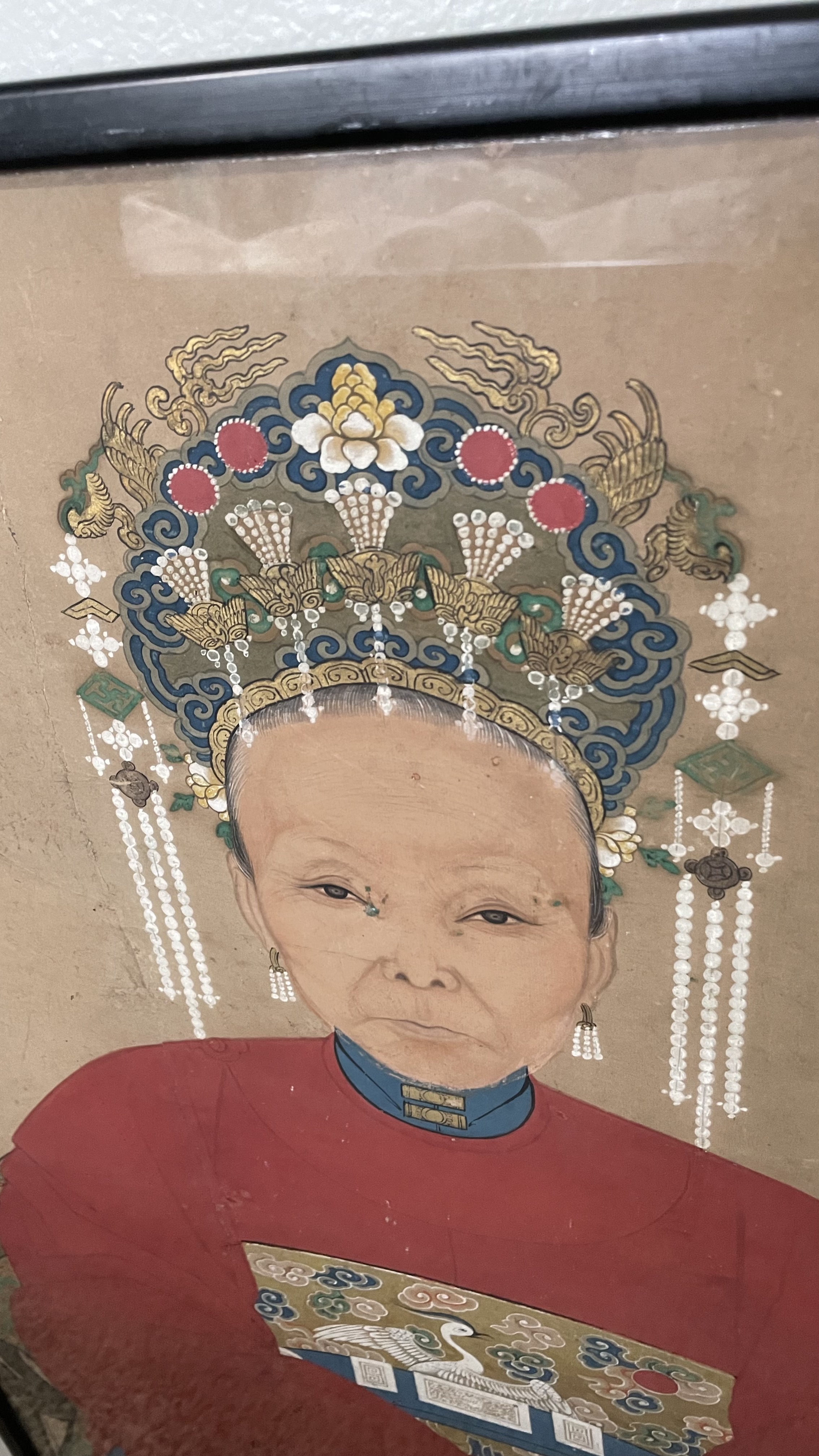Qing Dynasty Style Ancestor Portrait of a Lady thumbnail 2