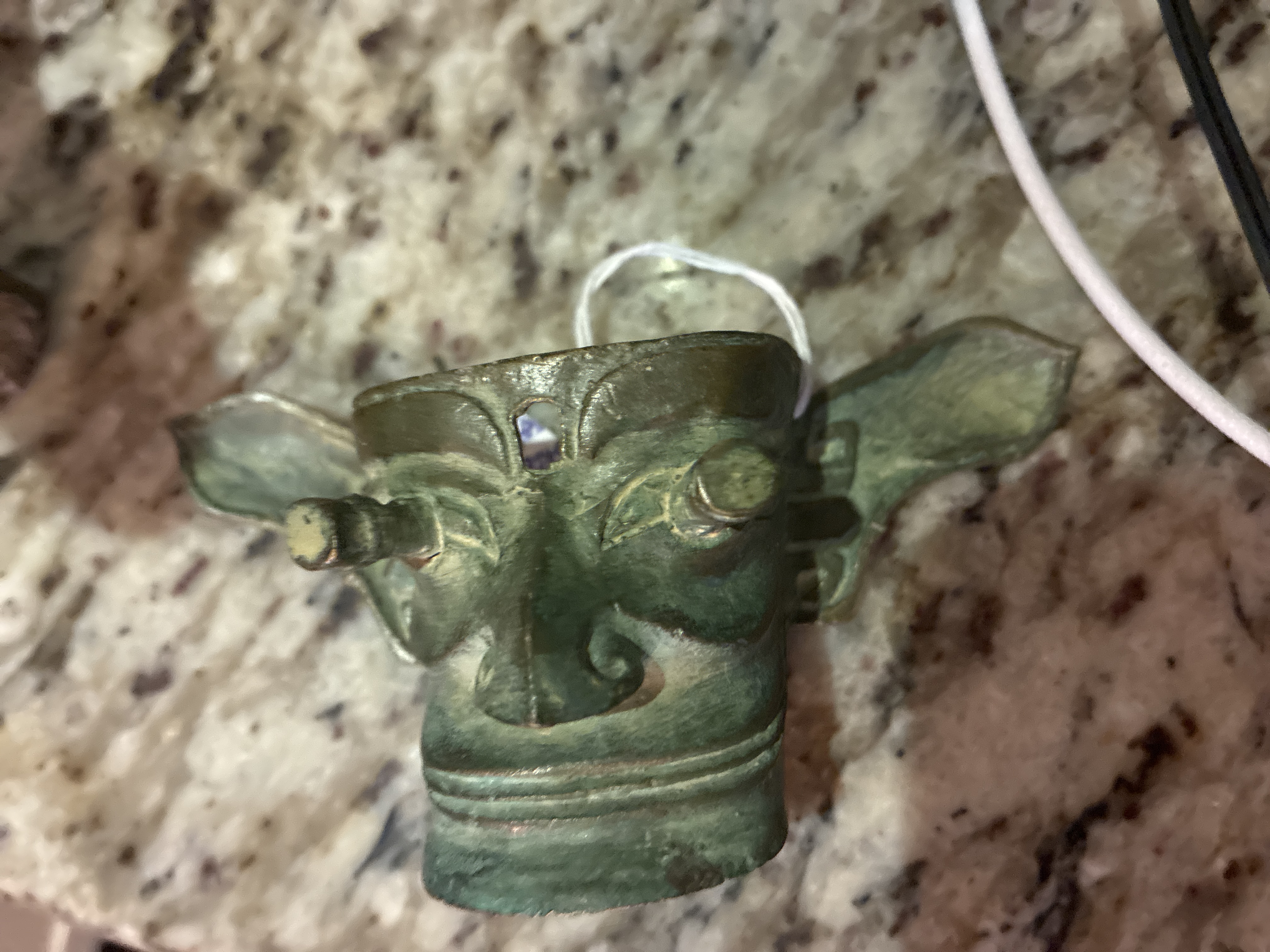 Victorian Brass Garden Hose Nozzle or Spigot Fitting