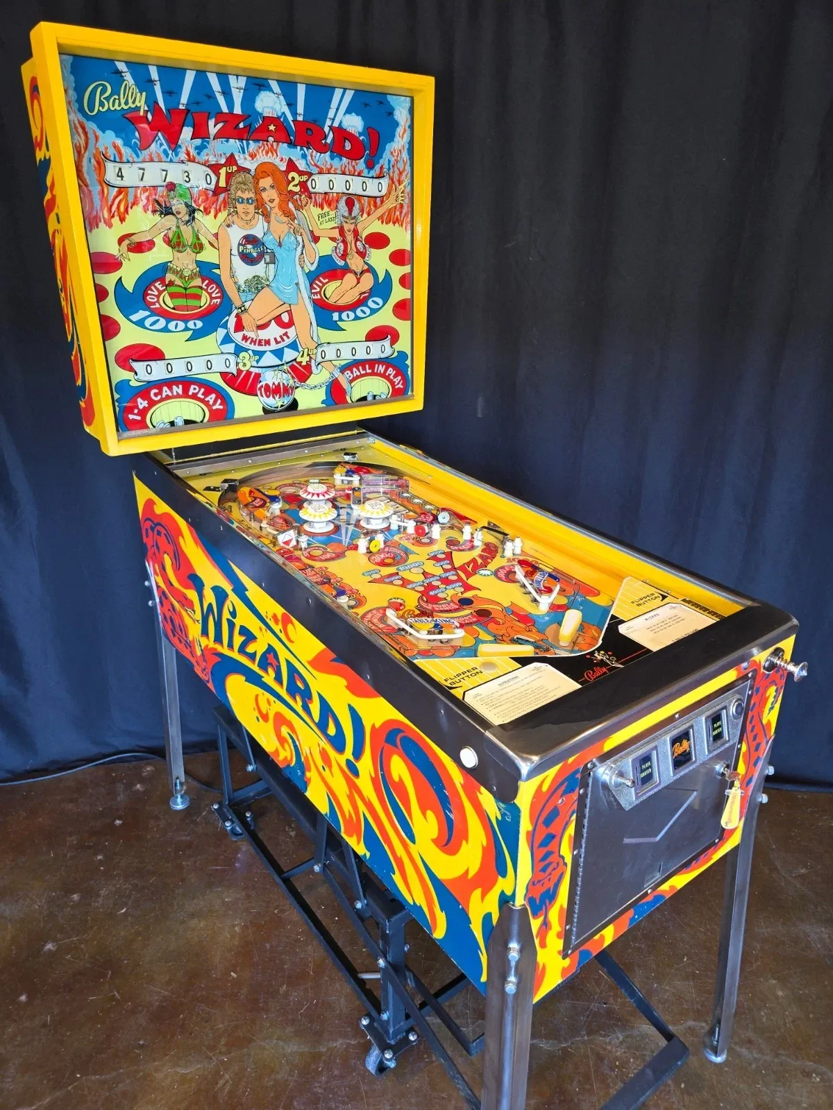 Bally Wizard! EM Pinball Machine
