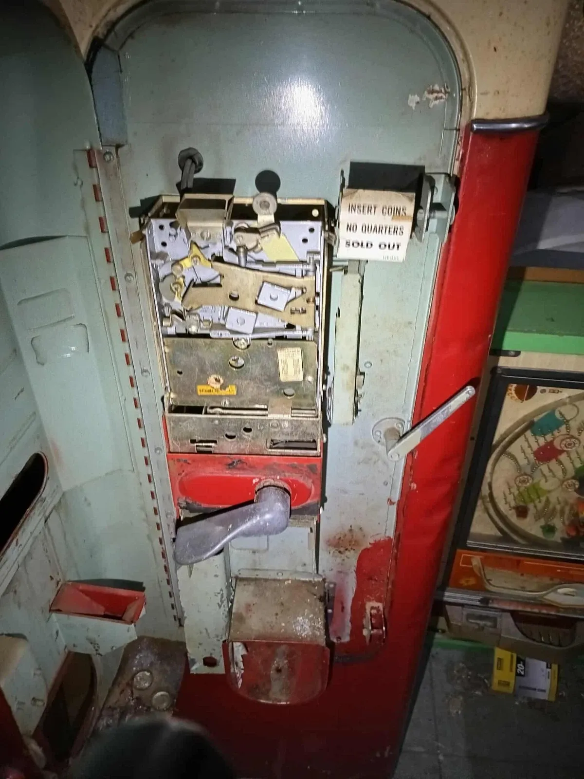 Mid‑Century Coca‑Cola Vendo Model 44 Steel Bottle Vending Machine thumbnail 8