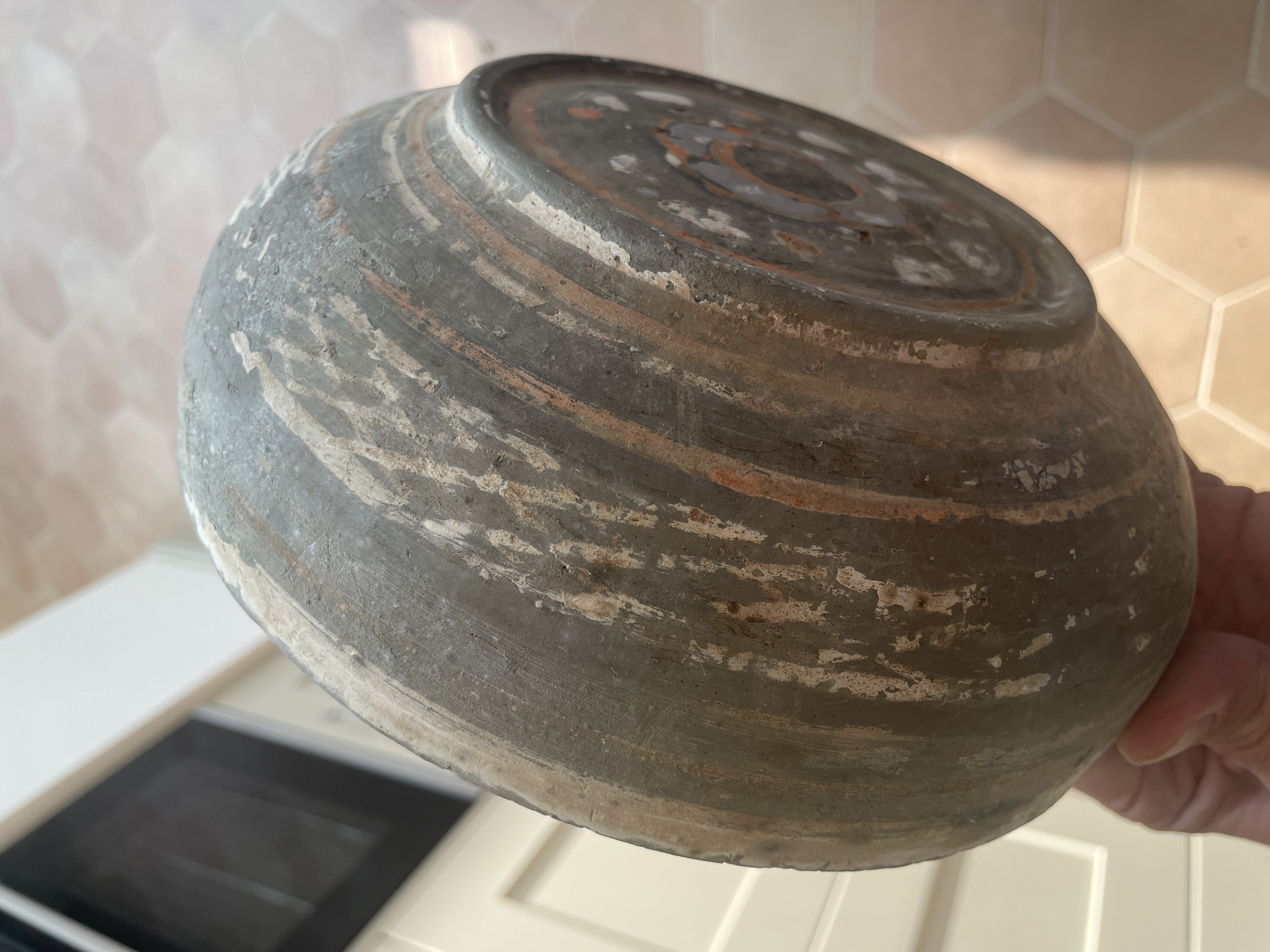Chinese Han Dynasty Gray Pottery Bowl