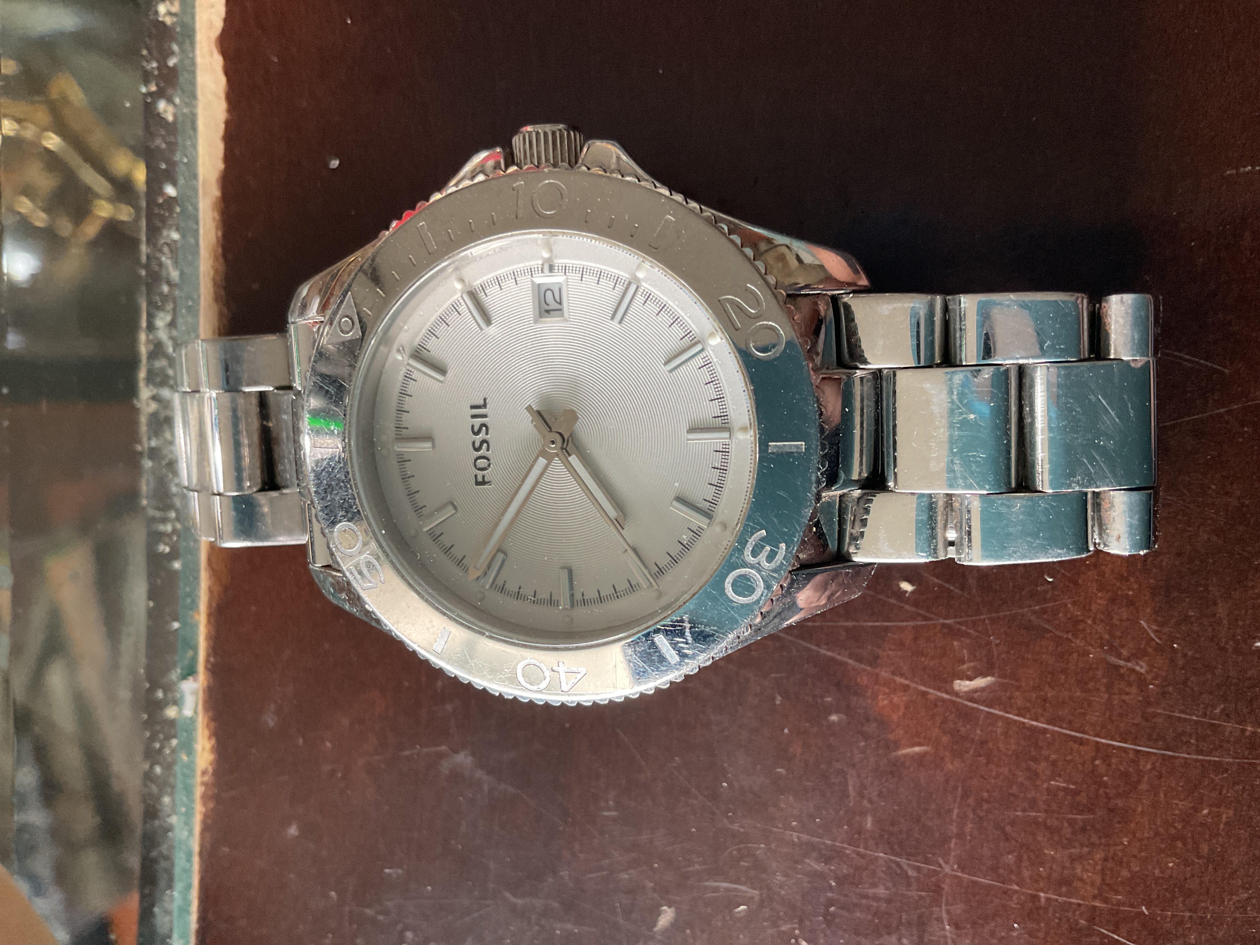 Fossil Stainless Steel Quartz Wristwatch