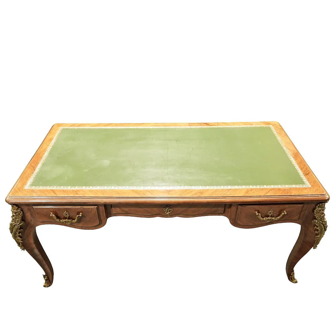 French Louis XV Style Ormolu-Mounted Kingwood Bureau Plat thumbnail 5