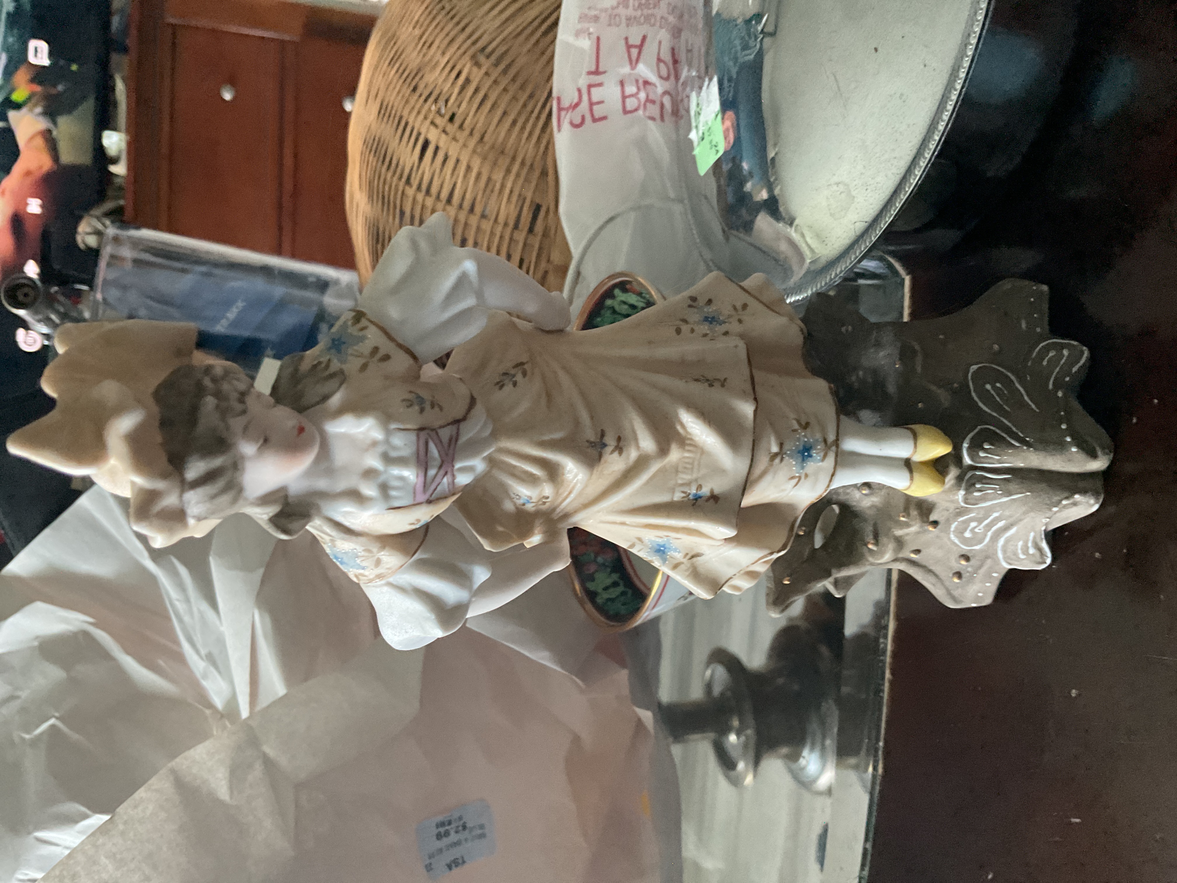 Victorian Continental Porcelain Figurine of a Woman