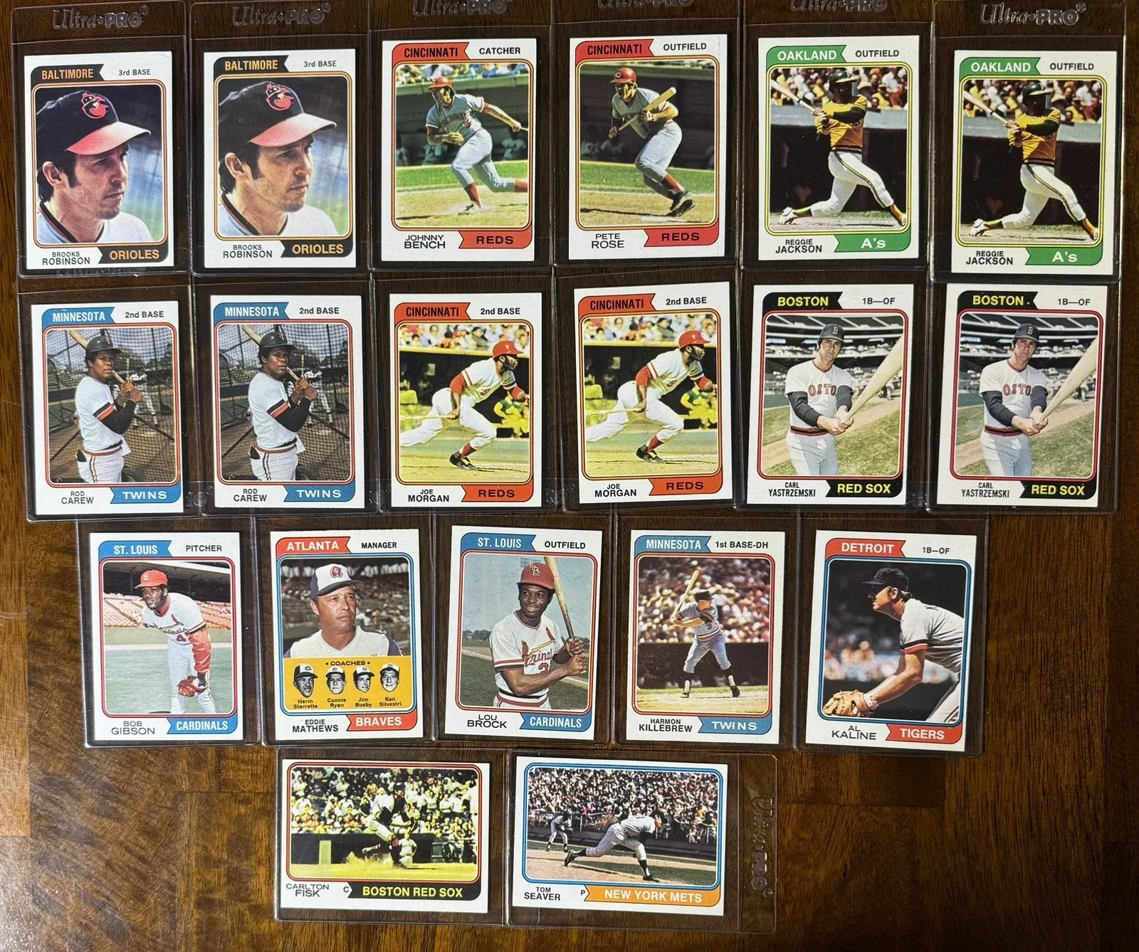 1970s Topps Baseball Card Collection (Hall of Famers & Stars) thumbnail 5