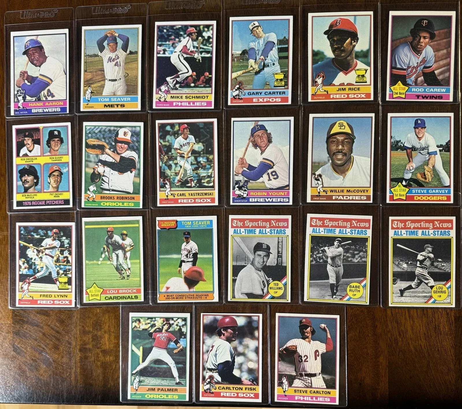 1970s Topps Baseball Card Collection (Hall of Famers & Stars) thumbnail 8