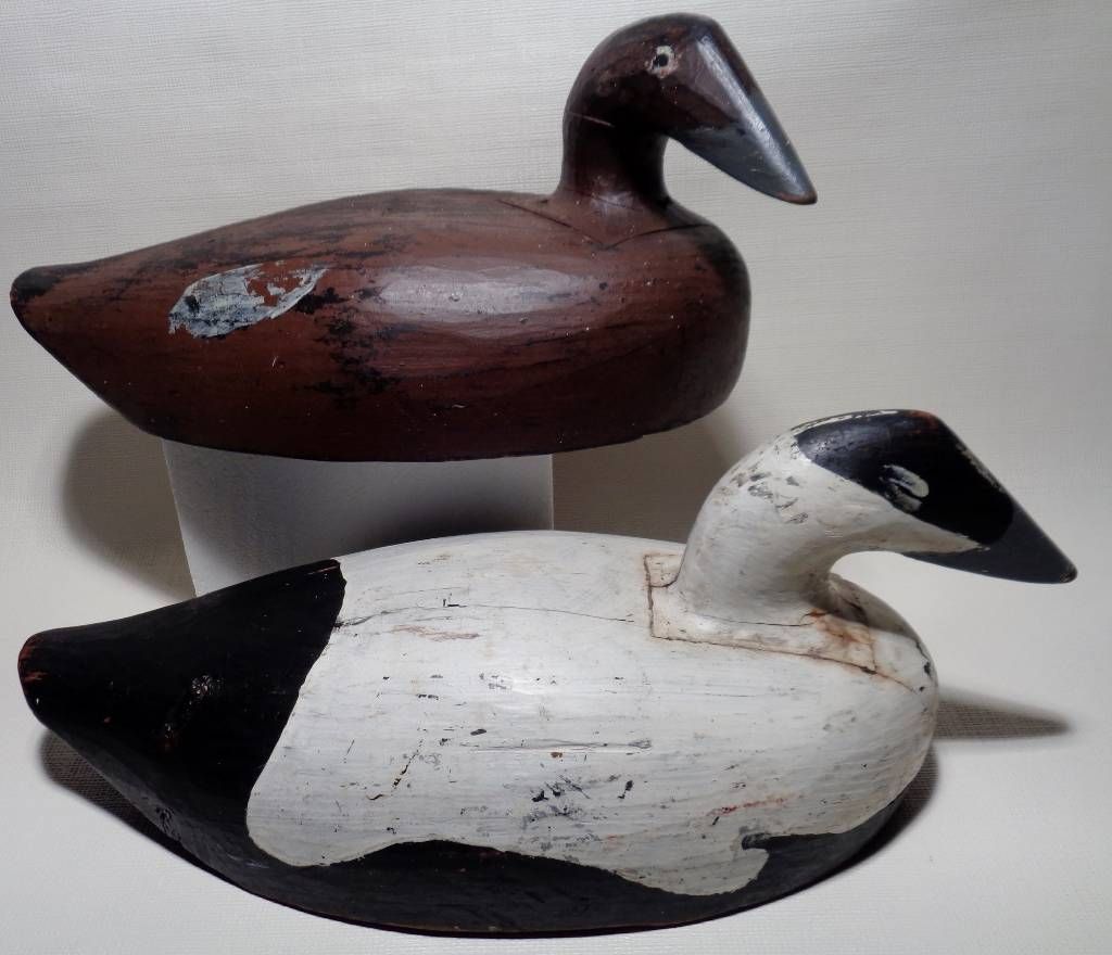 Group of American Folk Art Working Duck and Goose Decoys