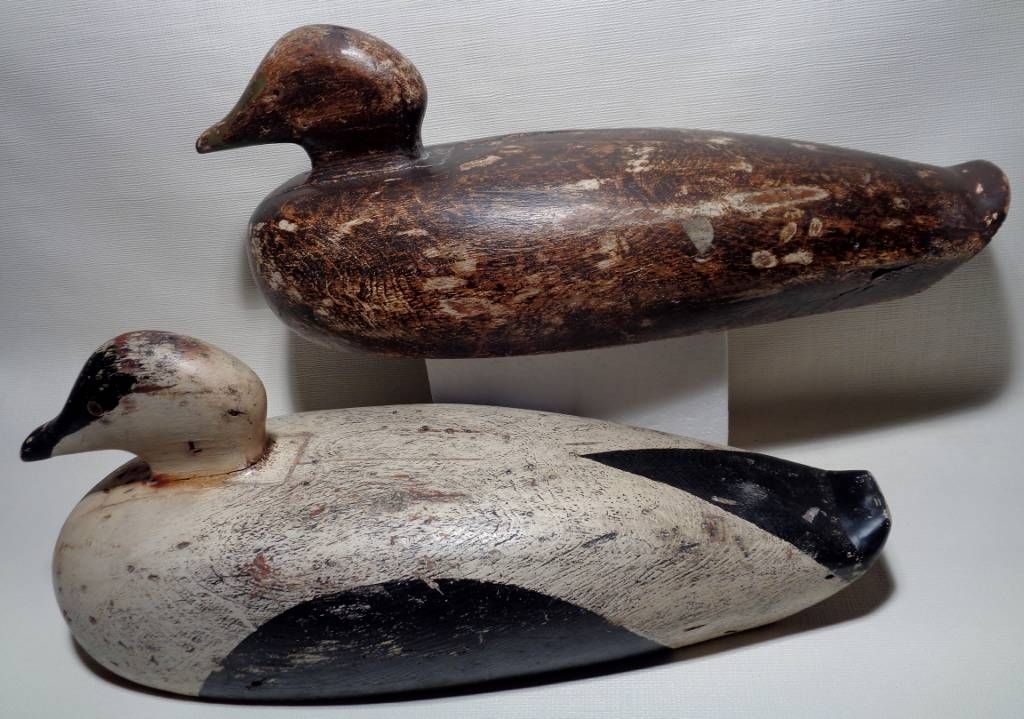 Group of American Folk Art Working Duck and Goose Decoys thumbnail 3