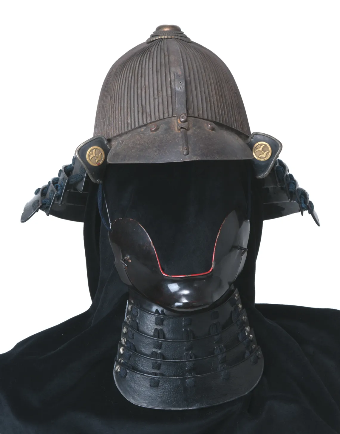 Japanese Edo Period Kabuto Helmet and Menpo