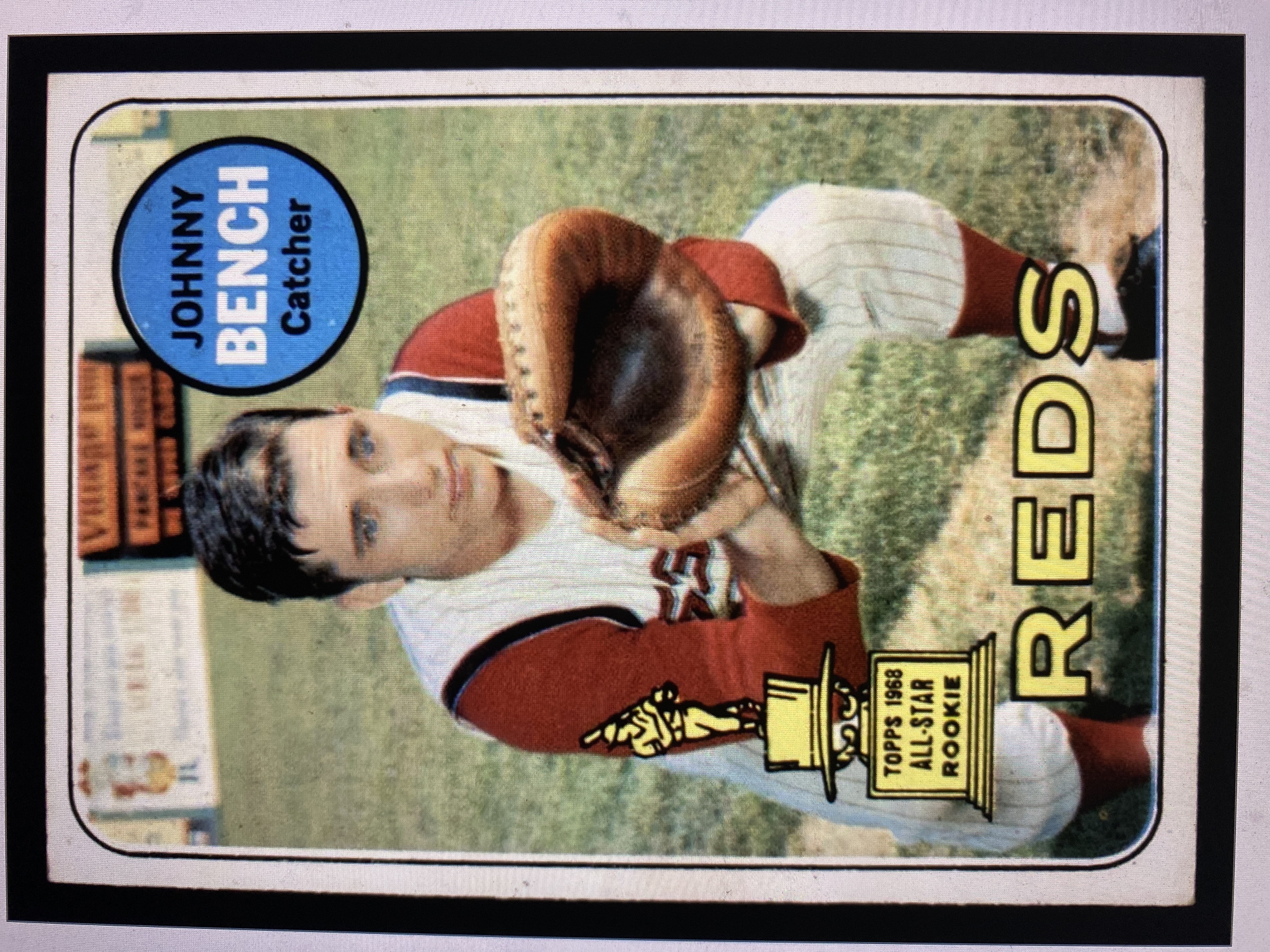 1969 Topps Johnny Bench Rookie Baseball Card