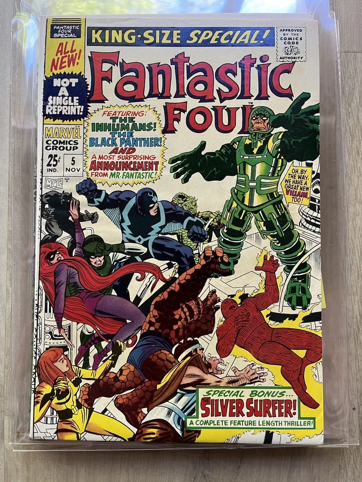 Silver Age Marvel Fantastic Four Annual #1 (1963) Comic Book thumbnail 8