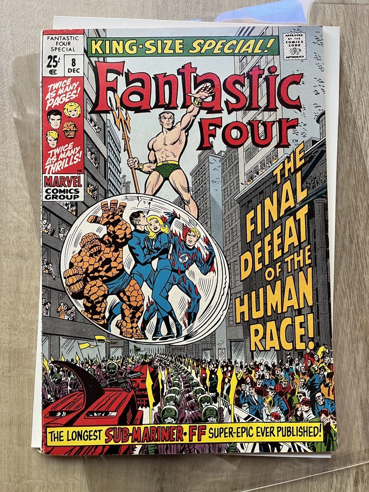 Silver Age Marvel Fantastic Four Annual and Giant-Size Special Comic Group thumbnail 8