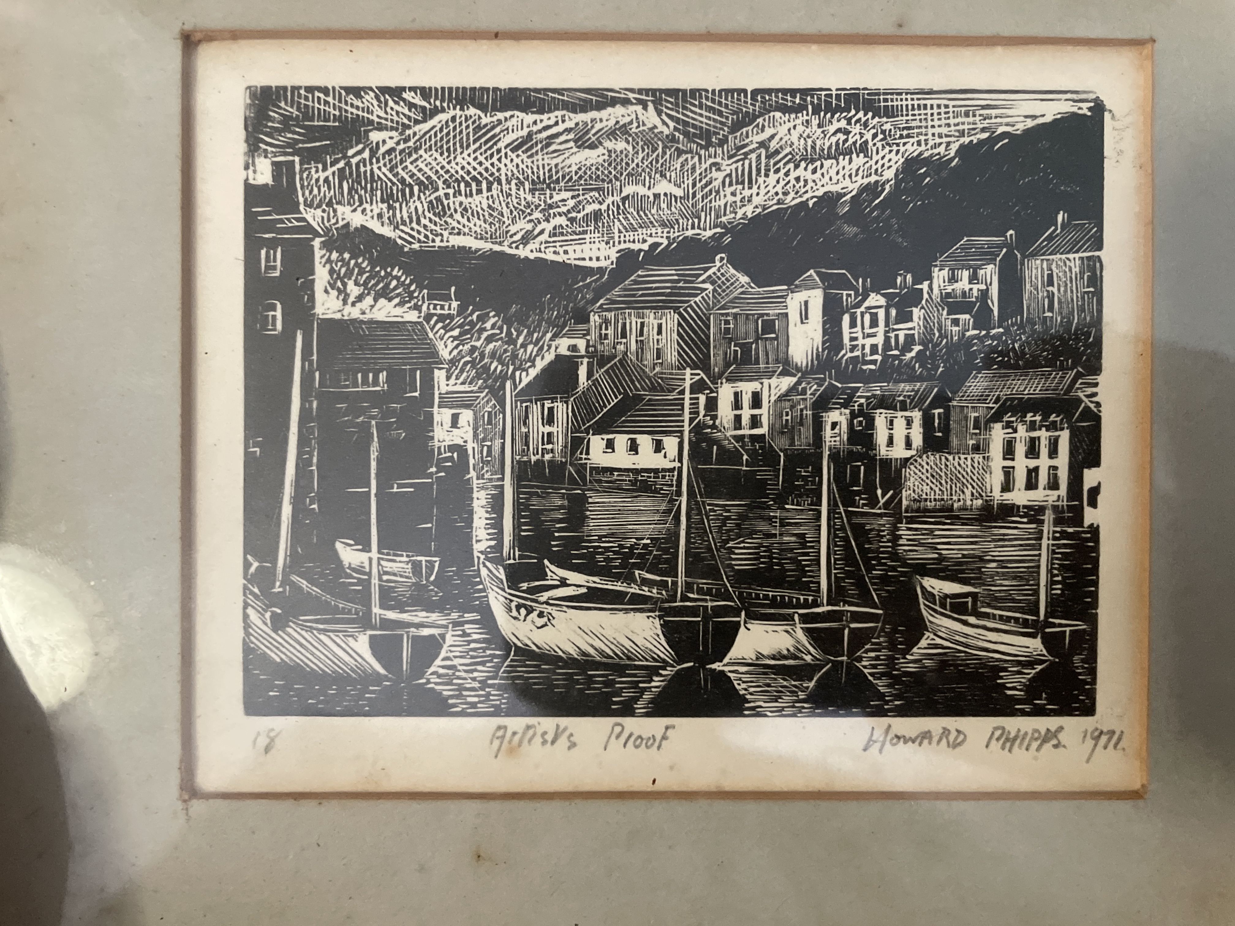 Howard Phipps Relief Print Artist's Proof